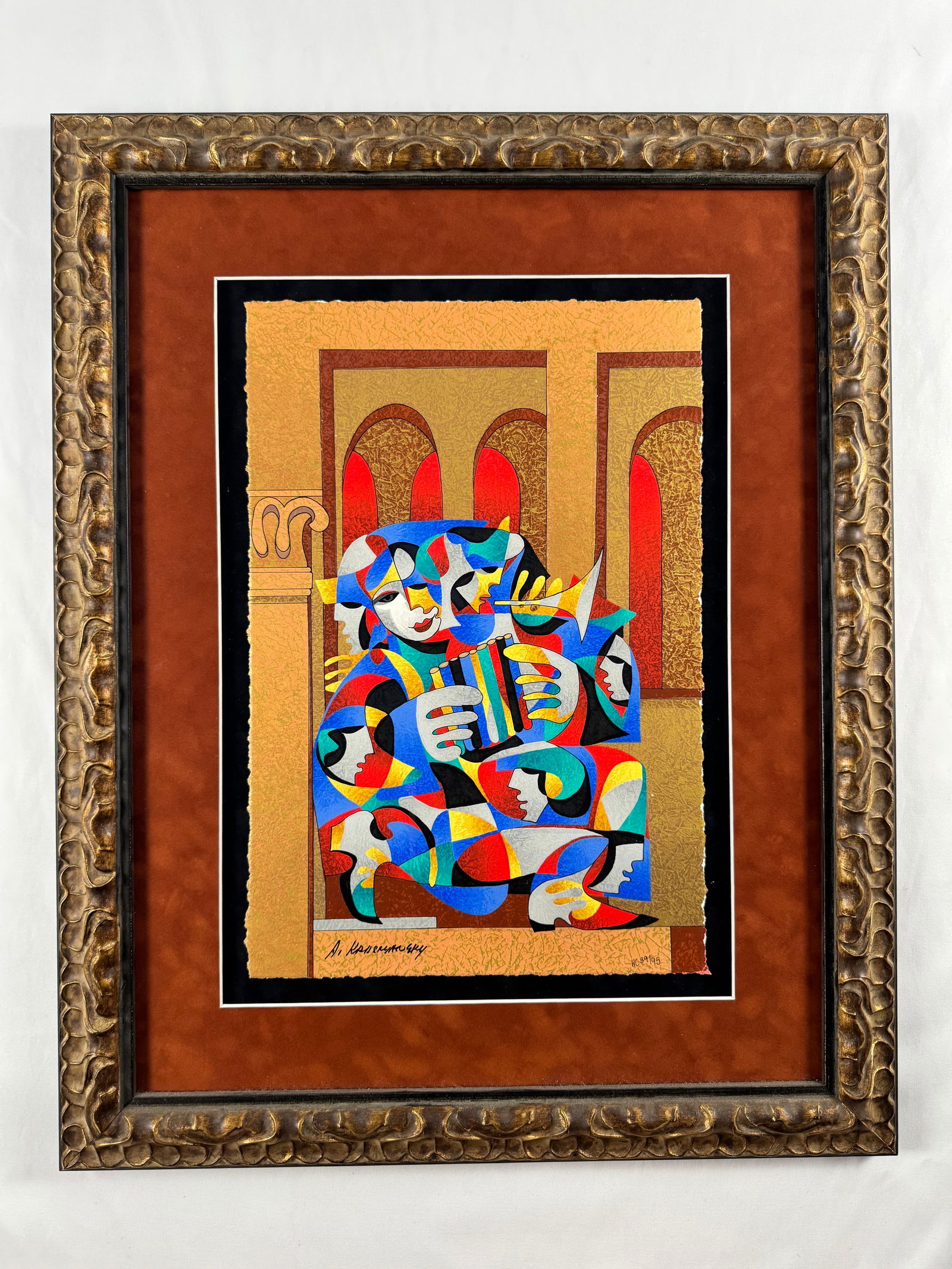 Untitled by Anatole Krasnyansky HC Print Signed 39/95 Framed (1 of 7)