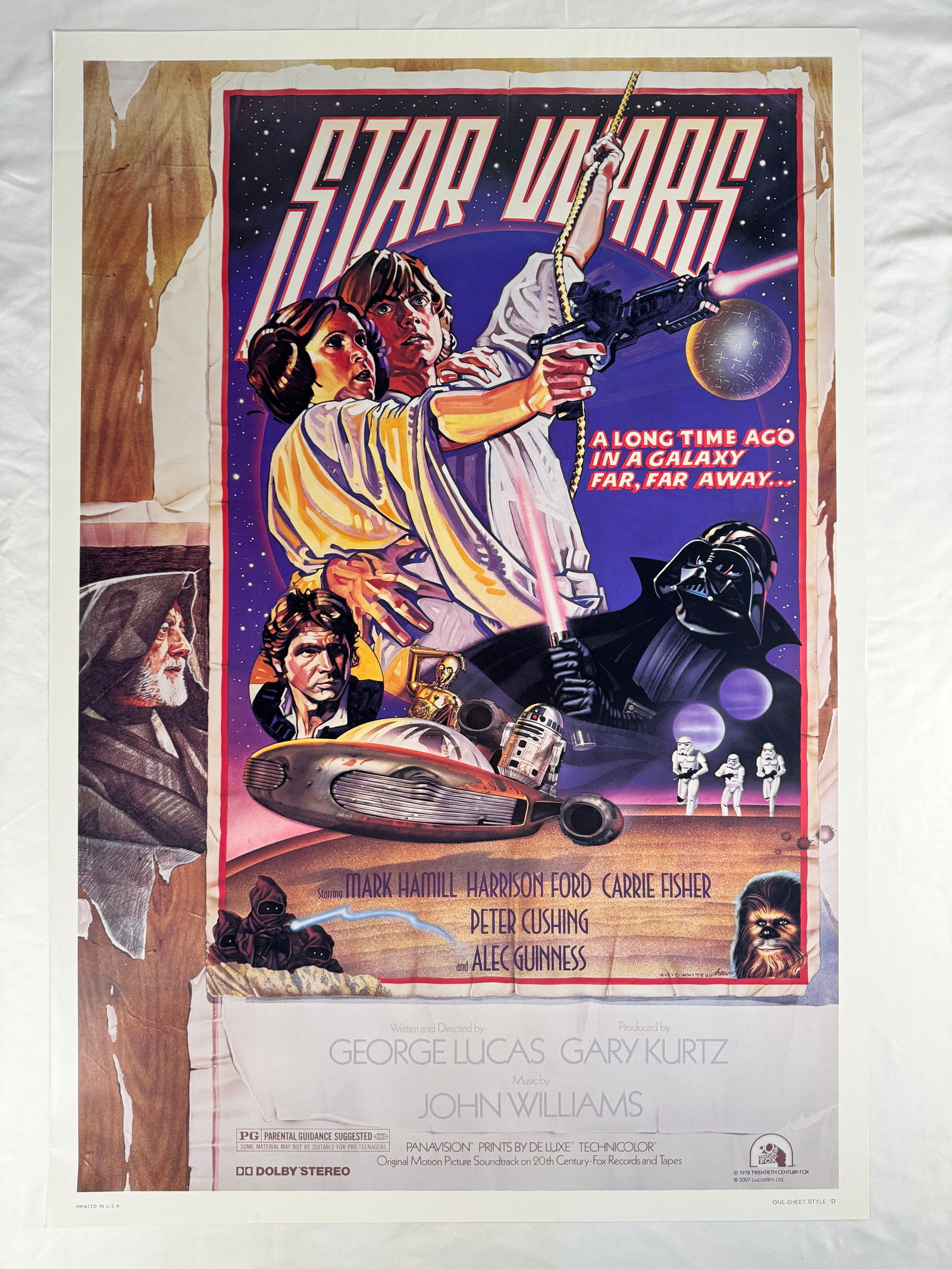 Star Wars Original Trilogy Illustrated Style Poster (1977–1983) (1 of 5)