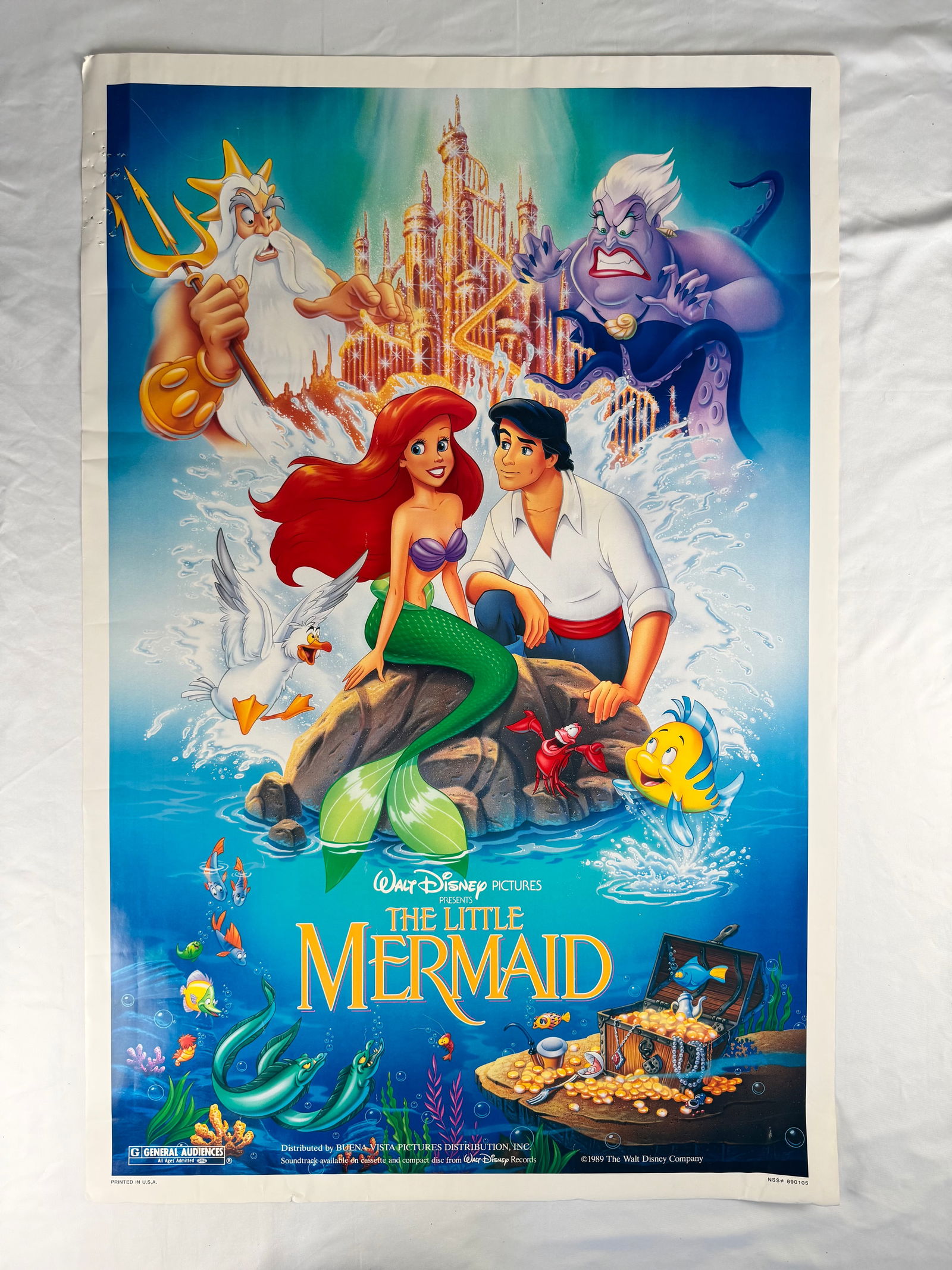 The Little Mermaid Original Theatrical Poster (1989) (1 of 7)