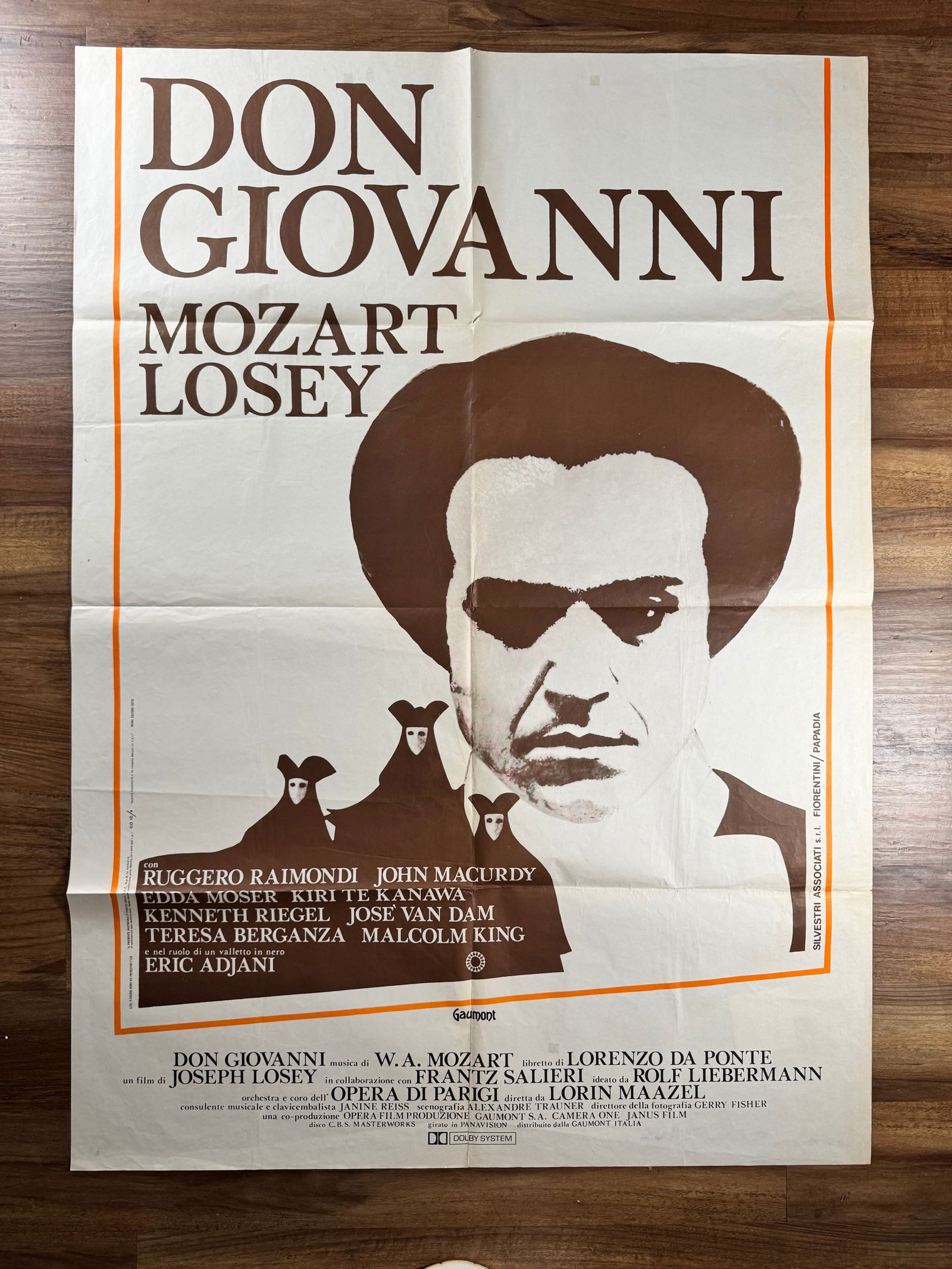 Don Giovanni 1979 Original 2 Fogli Italian 1P Folded Movie Poster 39"x55" (1 of 8)