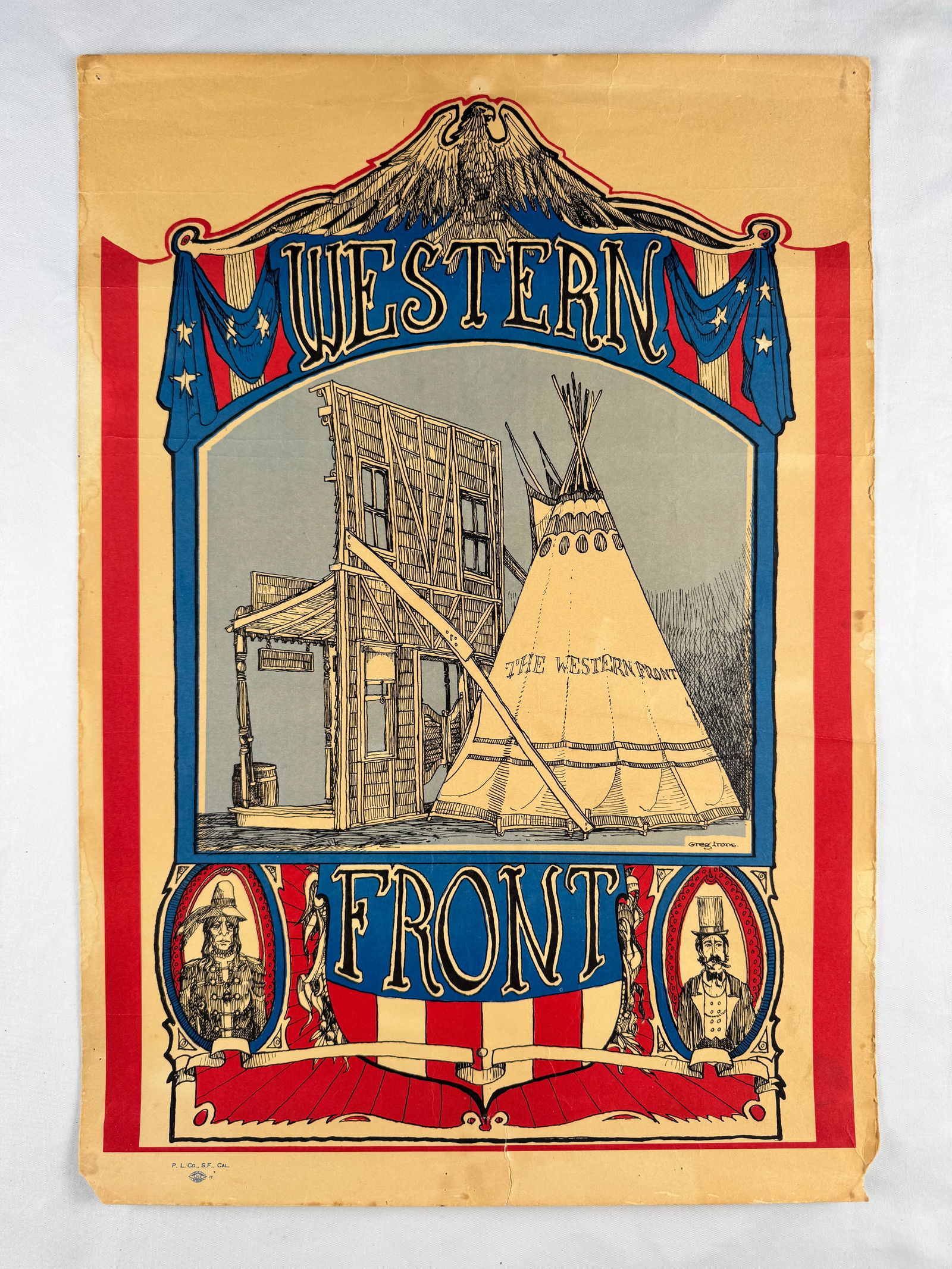Greg Irons Western Front San Francisco Poster 1967 (1 of 6)