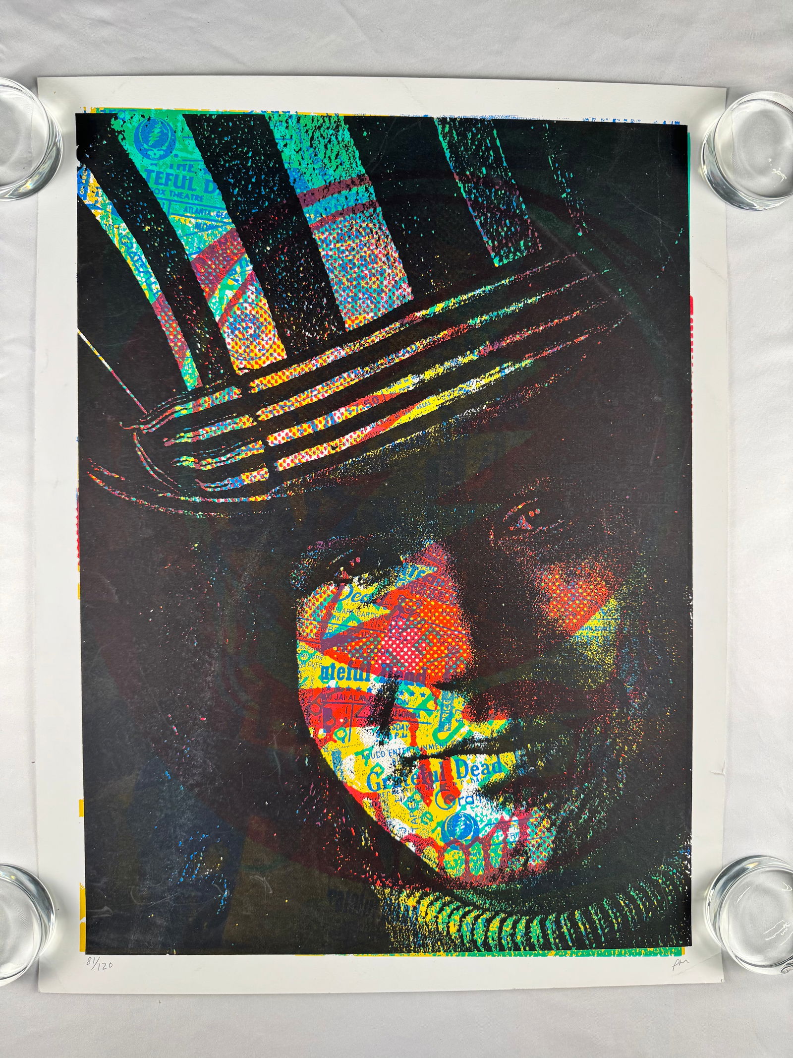 Grateful Dead Portrait Limited Edition Art Print Signed Numbered 81/120 (1 of 4)