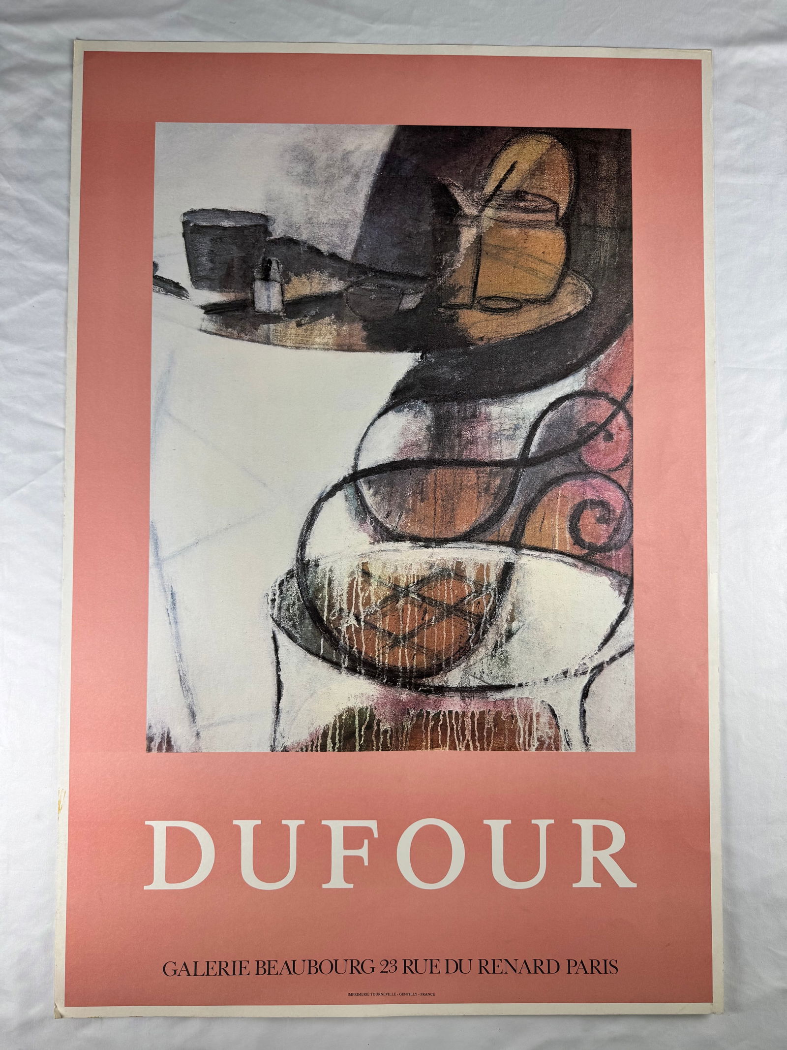 Raoul Dufour Galerie Beaubourg Exhibition Poster (1 of 5)