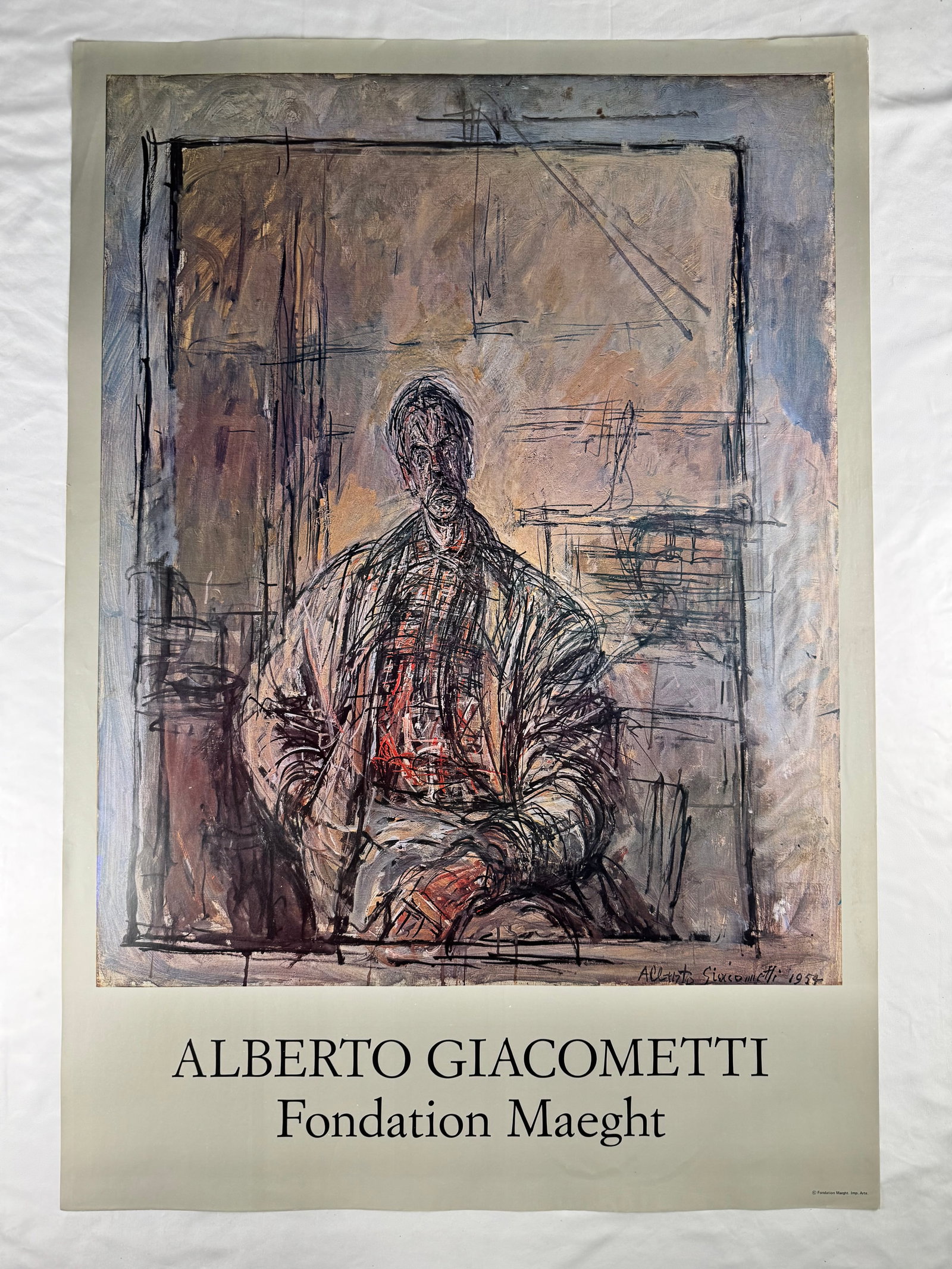 Alberto Giacometti Fondation Maeght Exhibition Poster (1 of 4)