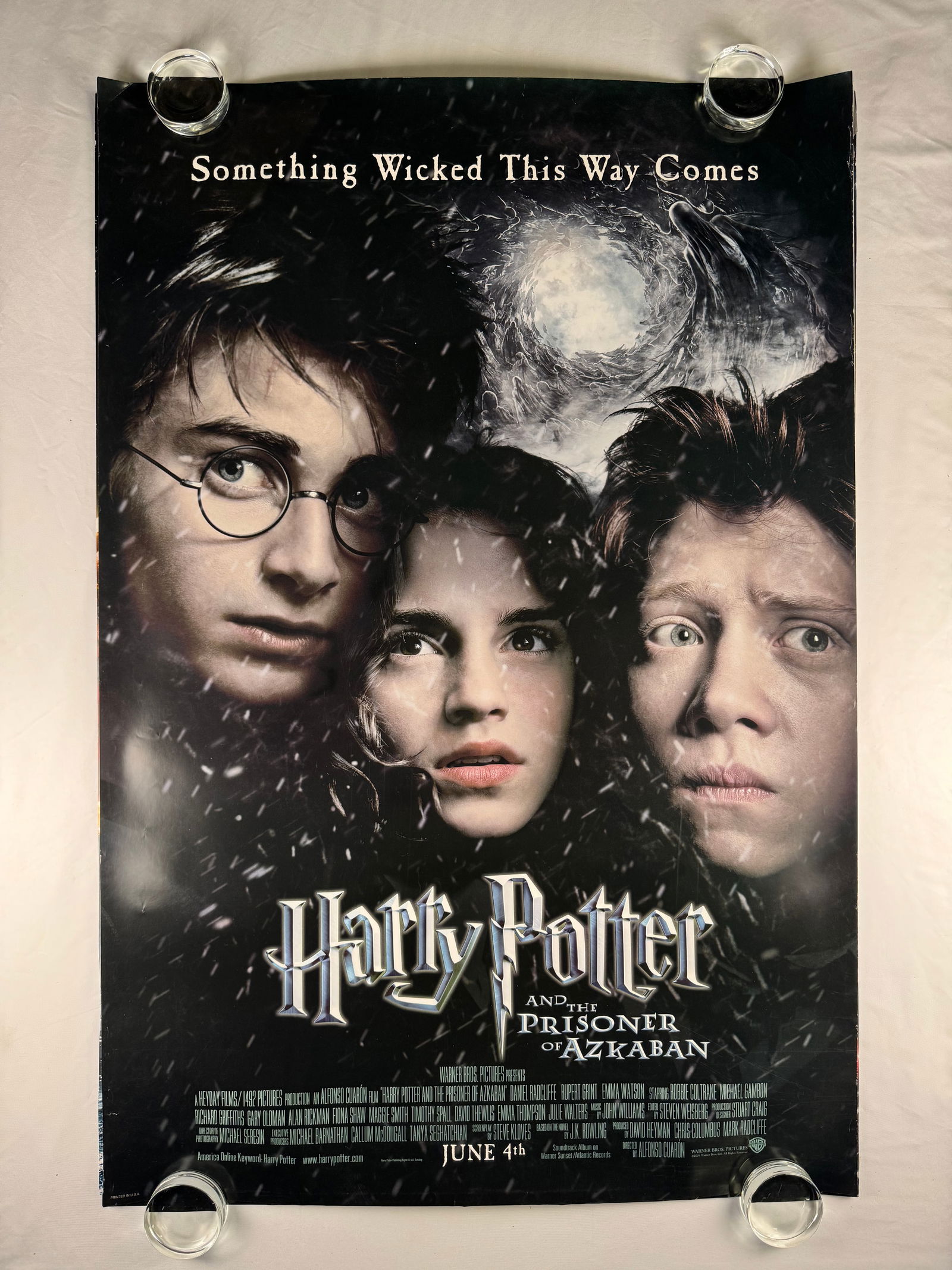 Harry Potter and the Prisoner of Azkaban Original One Sheet Movie Poster 27"x40" 2004 (1 of 7)