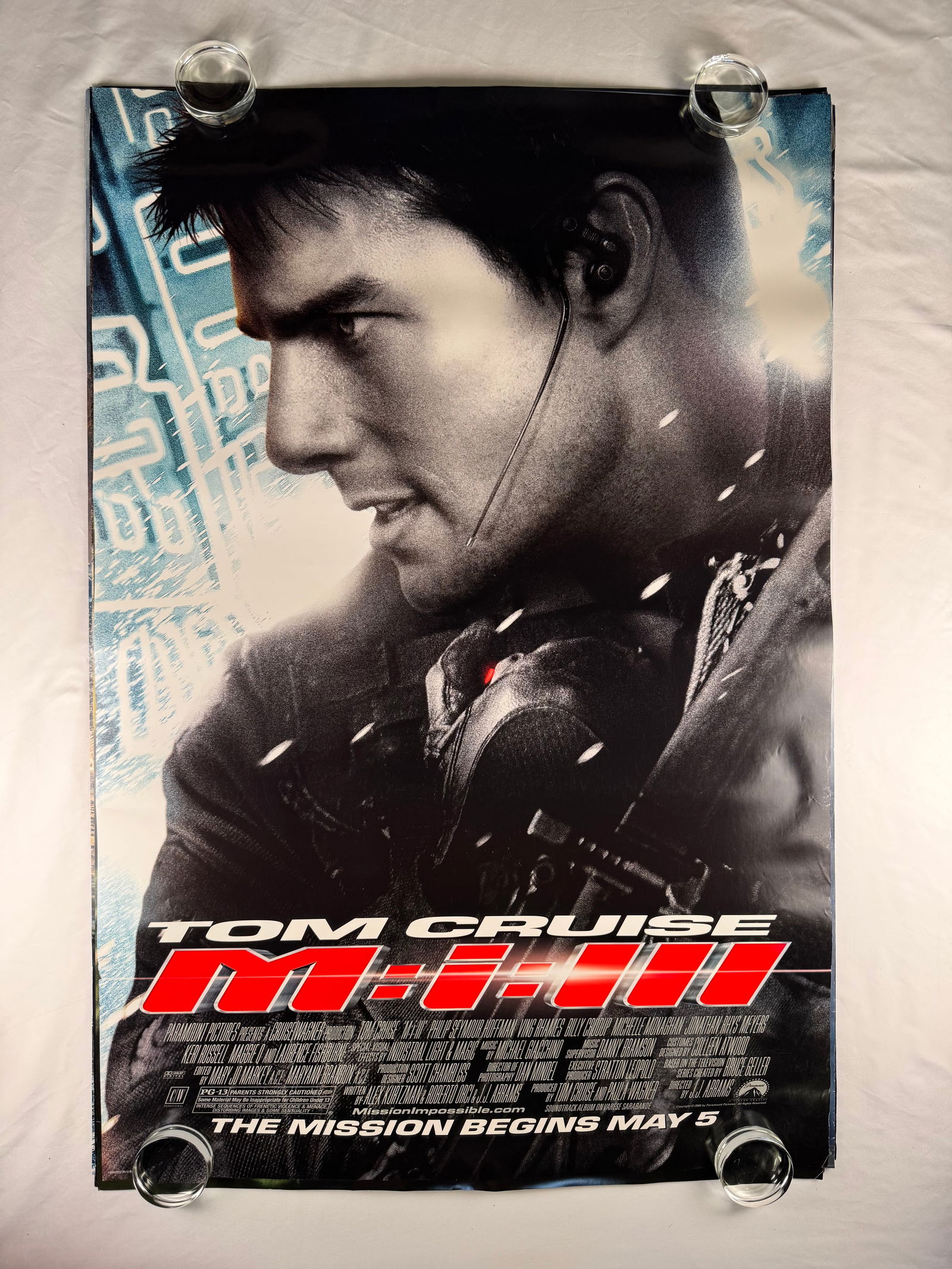Mission Impossible III Original One Sheet Movie Poster 27"x40" 2006 (1 of 5)