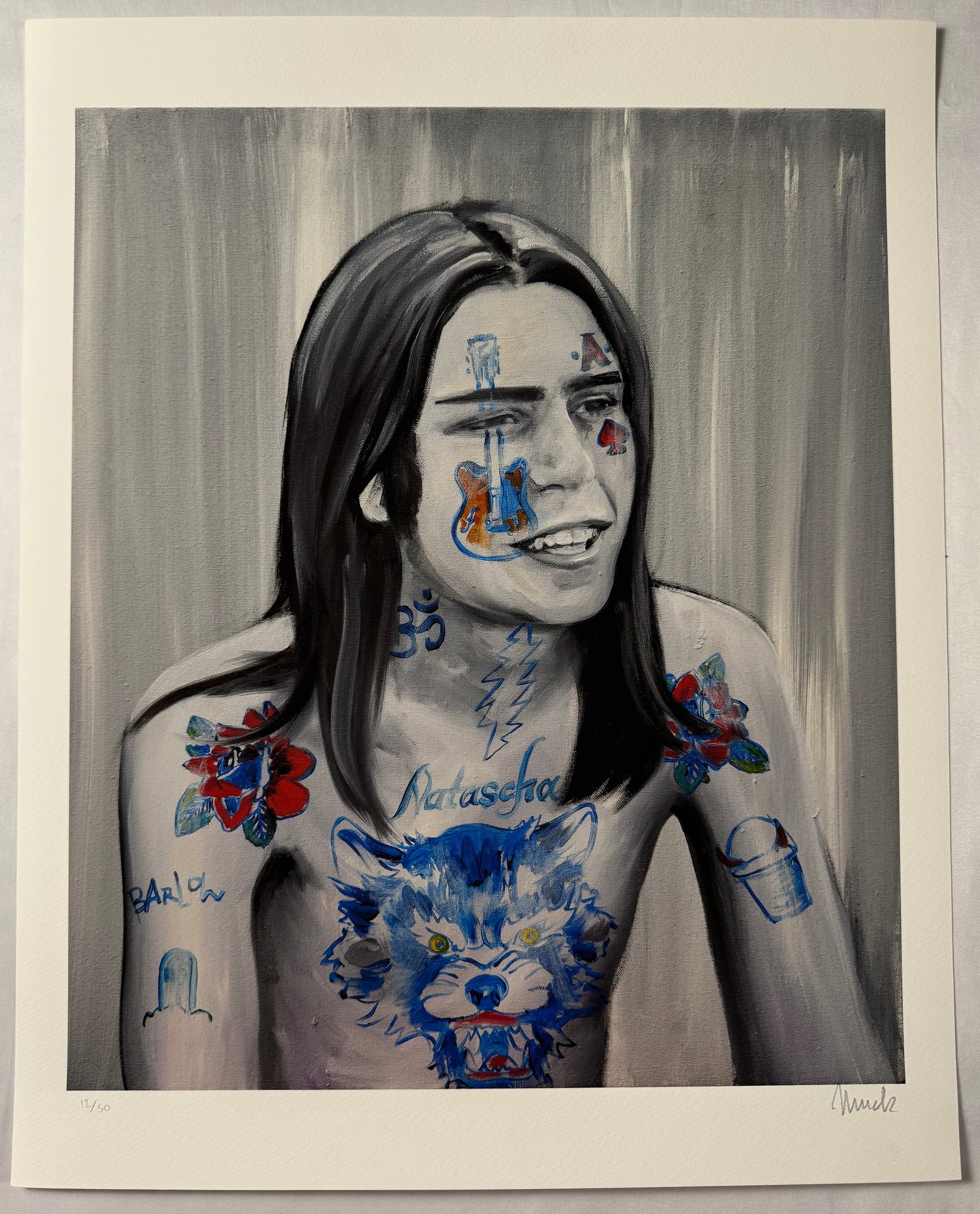 BOB WEIR Original Jules Muck Limited Edition Signed Print 16"x20" Numbered 12/50 (1 of 4)