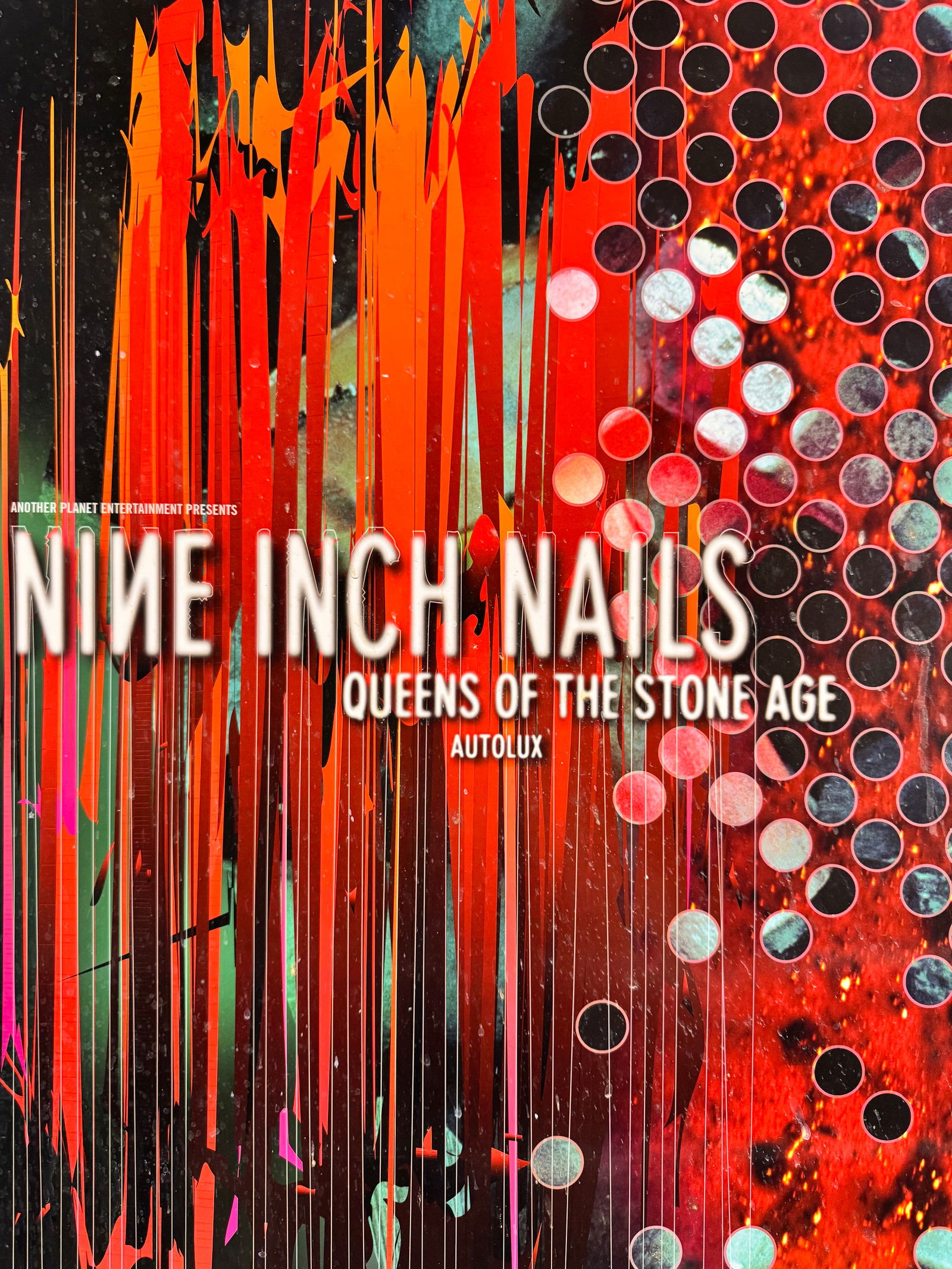 Nine Inch Nails Queens of the Stone Age Autolux Oakland NIN 2005 Poster (1 of 4)