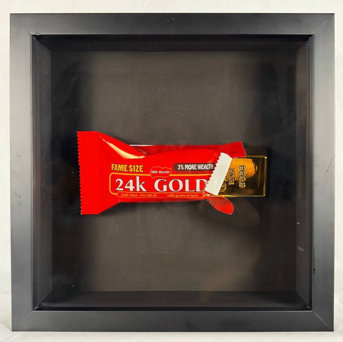Daniel Allen Cohen 24K Gold Bar Baby Bar 2018 Signed Numbered 1/3 Mixed Media Display (1 of 5)