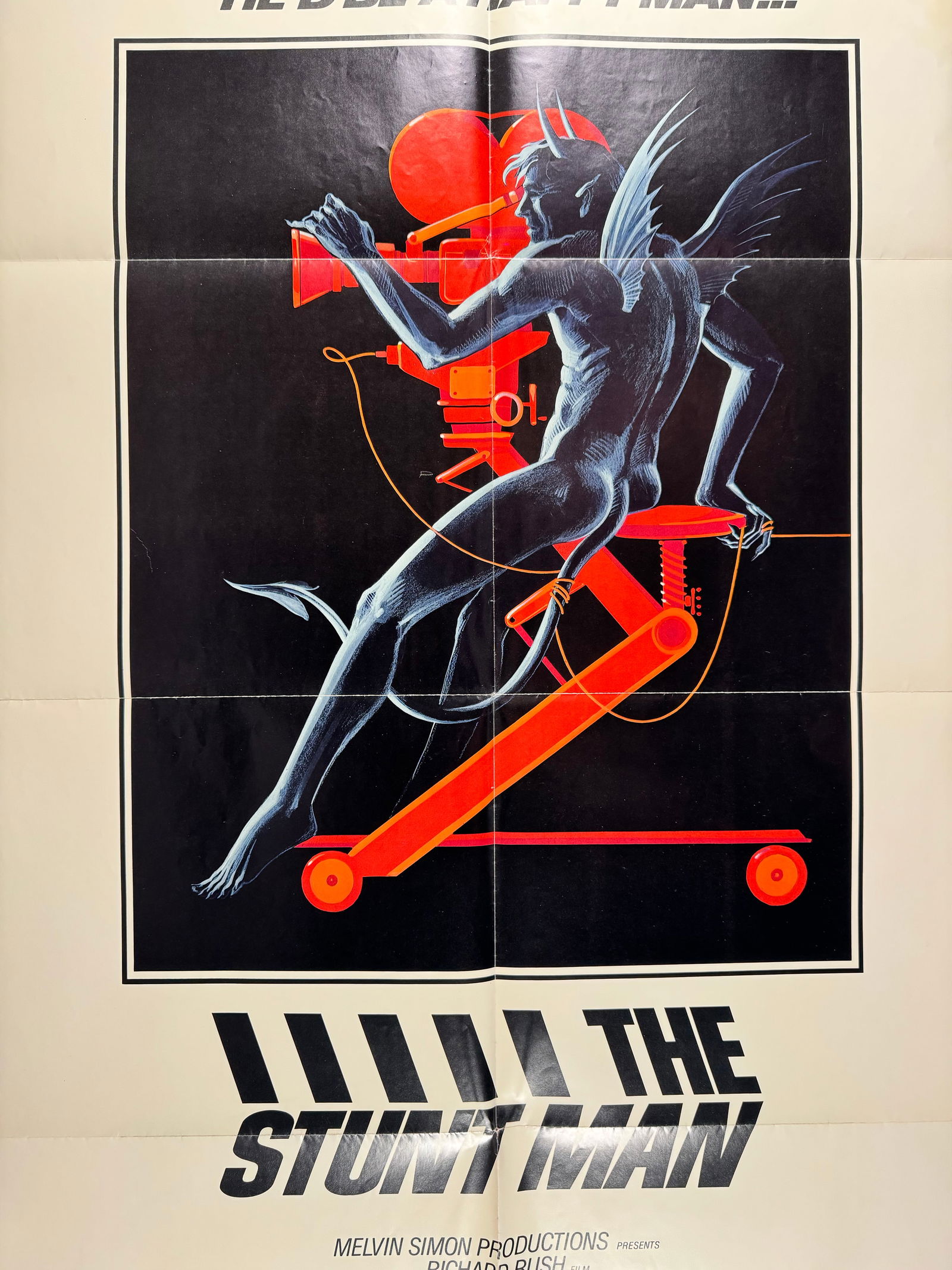 The Stunt Man 1980 One Sheet Poster 27 x 41 in Peter OToole (1 of 8)