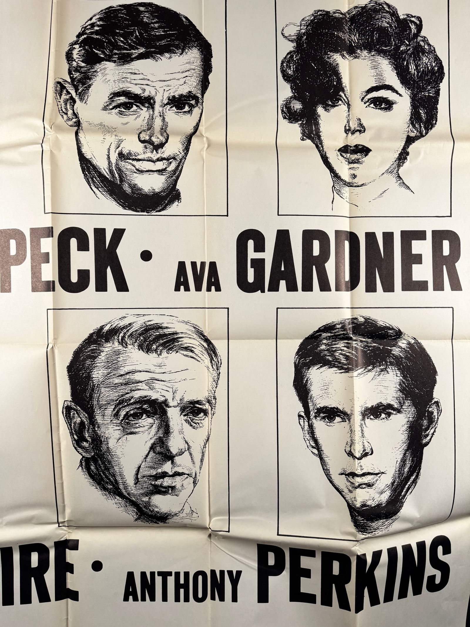 On the Beach 1959 6 Sheet Poster HUGE 81 x 81 Gregory Peck (1 of 4)