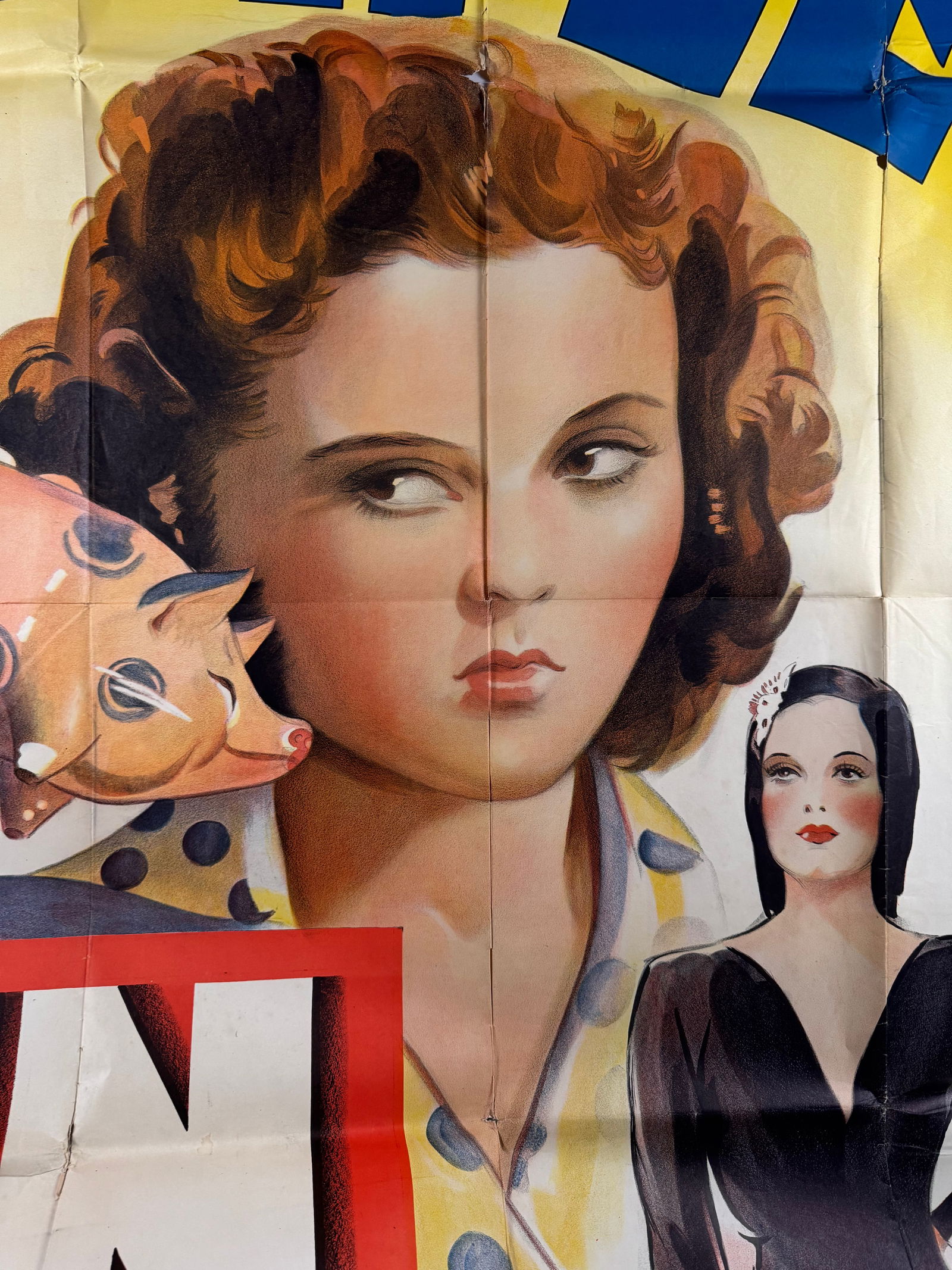 Kathleen 1941 6 Sheet Poster HUGE 81 x 81 Shirley Temple (1 of 4)