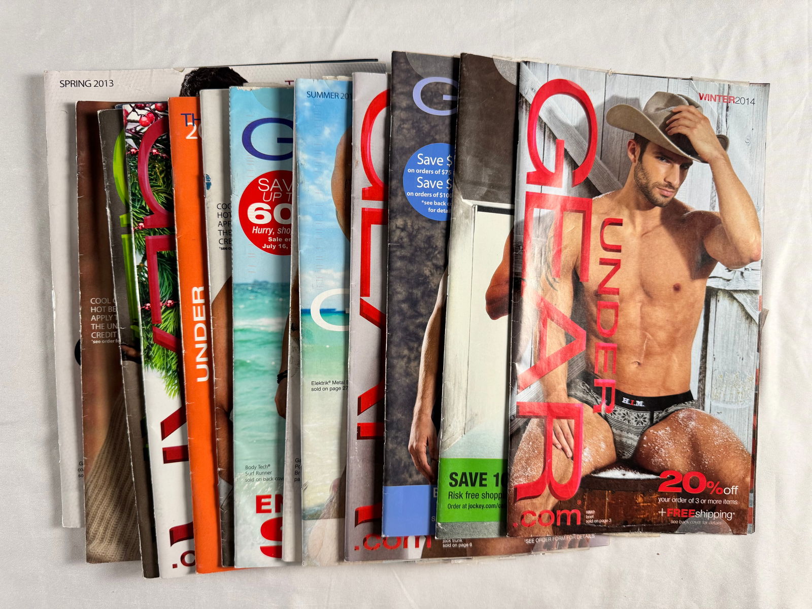 Lot of 14 International Male Gay Interest Catalogs Assorted Issues 2010s (1 of 3)