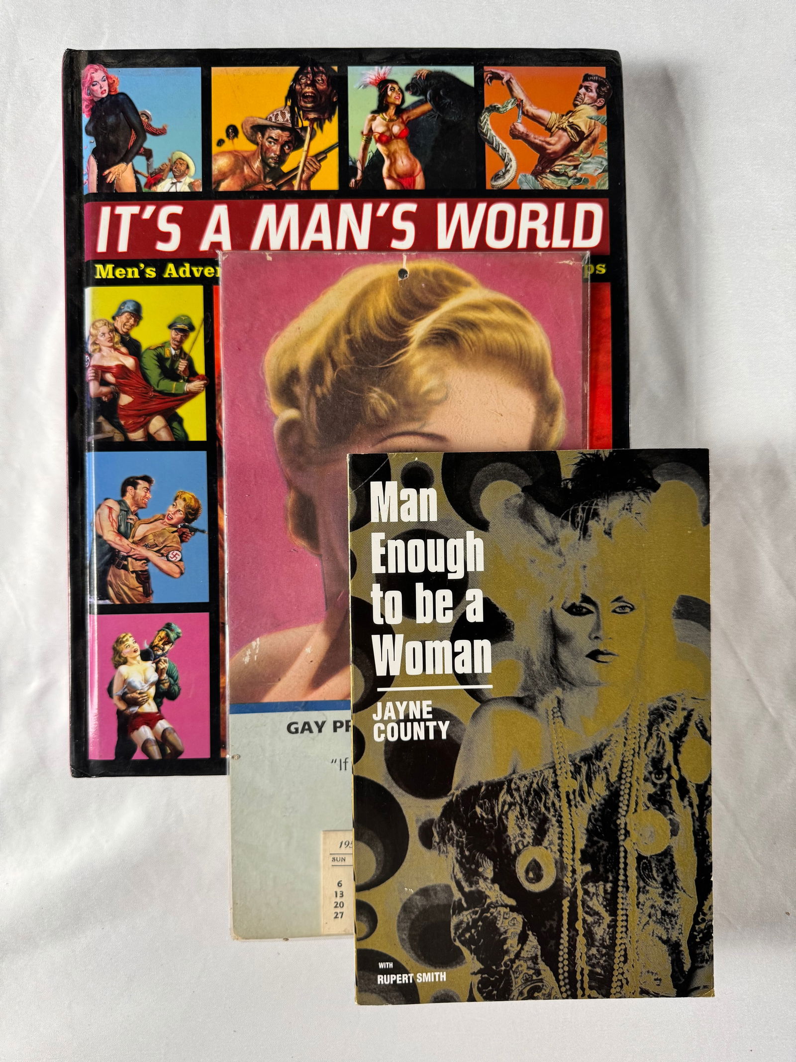 Lot of 3 It’s a Man’s World Pulp Man Enough to Be a Woman Gay Interest (1 of 10)