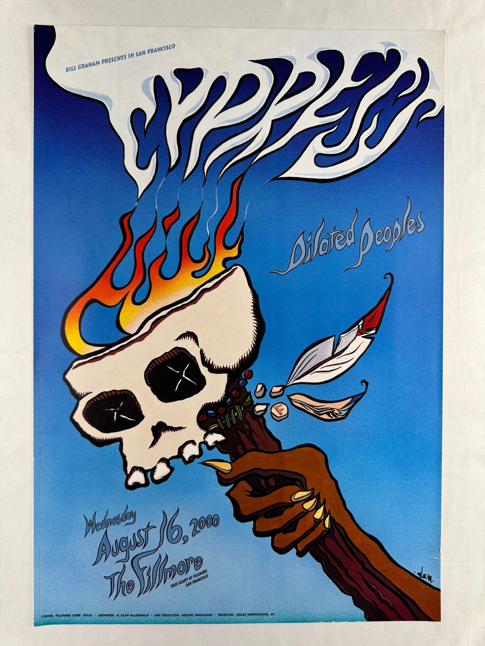 Widespread Panic D Sean MacDonald F842 Aug 16 2000 Bill Graham Fillmore Poster (1 of 6)