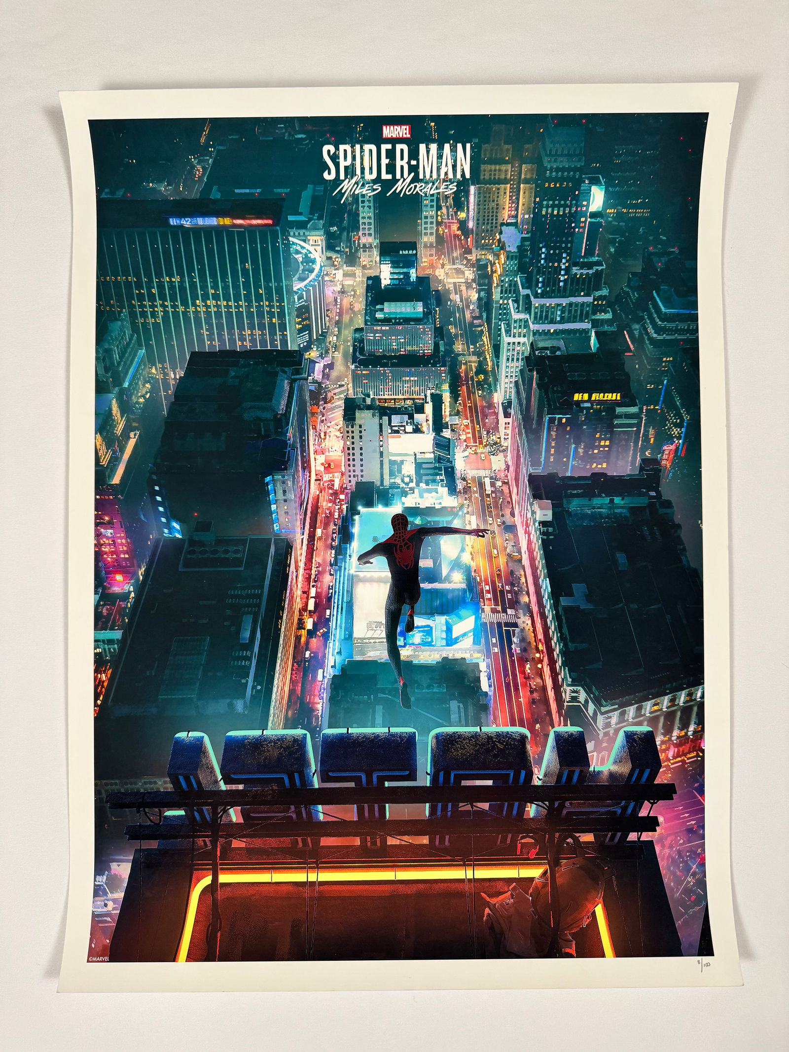 Insomniac Games Spider Man 8/100 Marvel Studios Art Print (1 of 3)