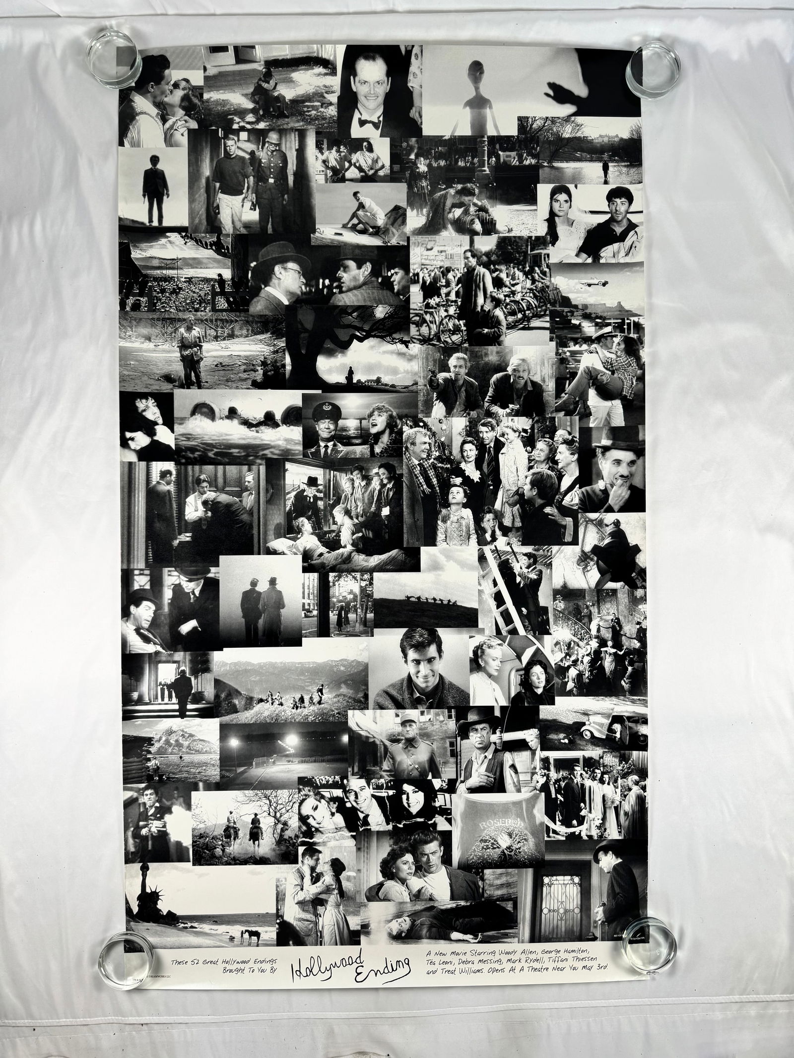 Hollywood Ending (2002) Woody Allen Promo Collage Poster w/ Title Sheet (1 of 8)