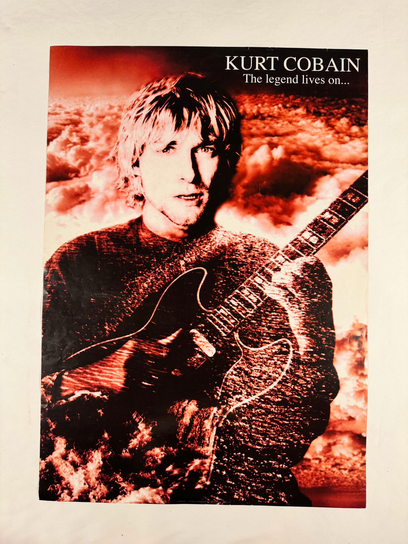 Kurt Cobain The Legend Lives On Original Vintage Poster (1 of 4)