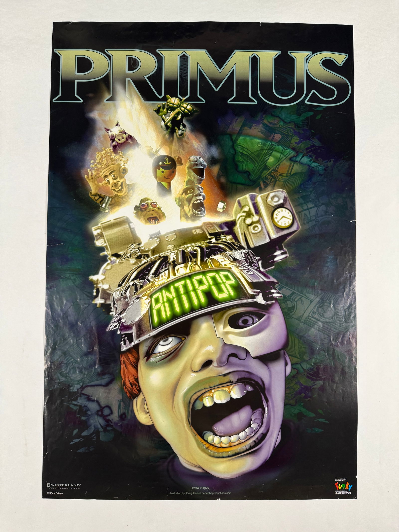 Primus Antipop 1999 Original Vintage Poster (1 of 6)