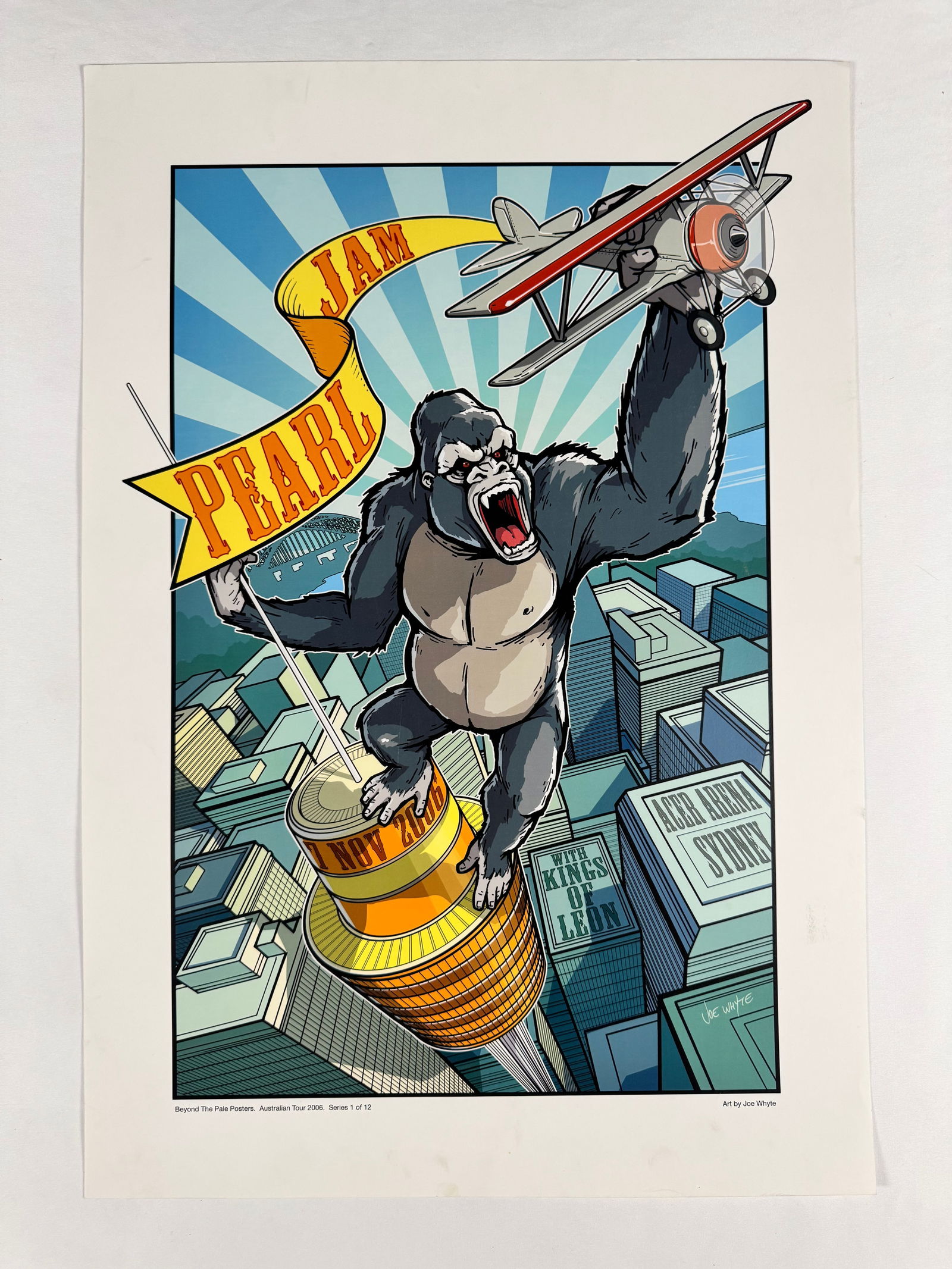 Pearl Jam by Joe Whyte 2006 Original Vintage Poster (1 of 4)