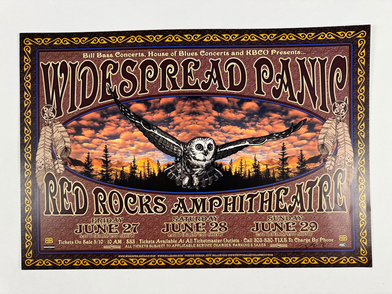 Widespread Panic by Jeff Miller 2008 Original Vintage Poster (1 of 3)