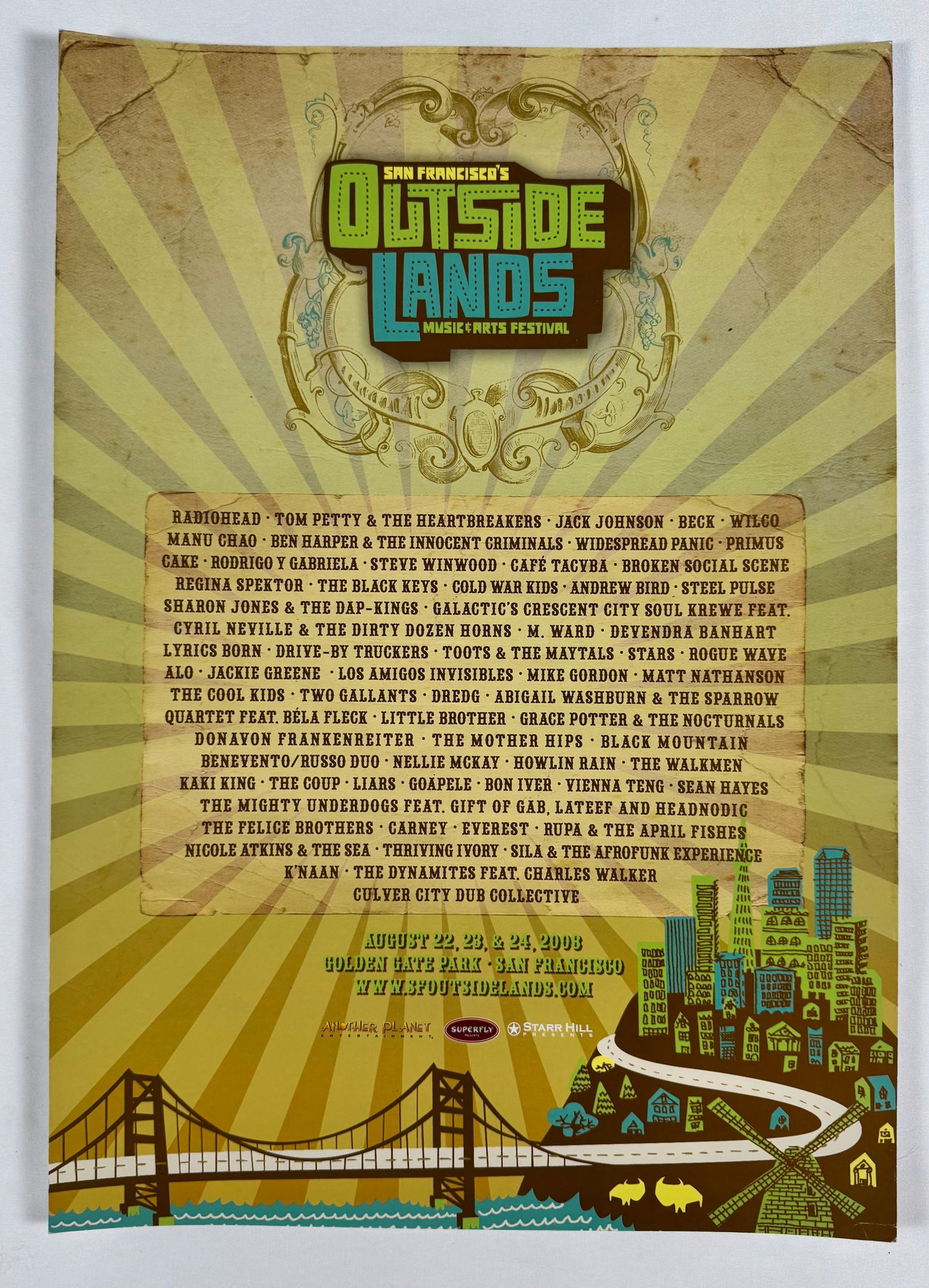 San Francisco Outside Lands Festival 2008 Music and Arts Festival Radiohead Tom Petty Beck wilco (1 of 3)