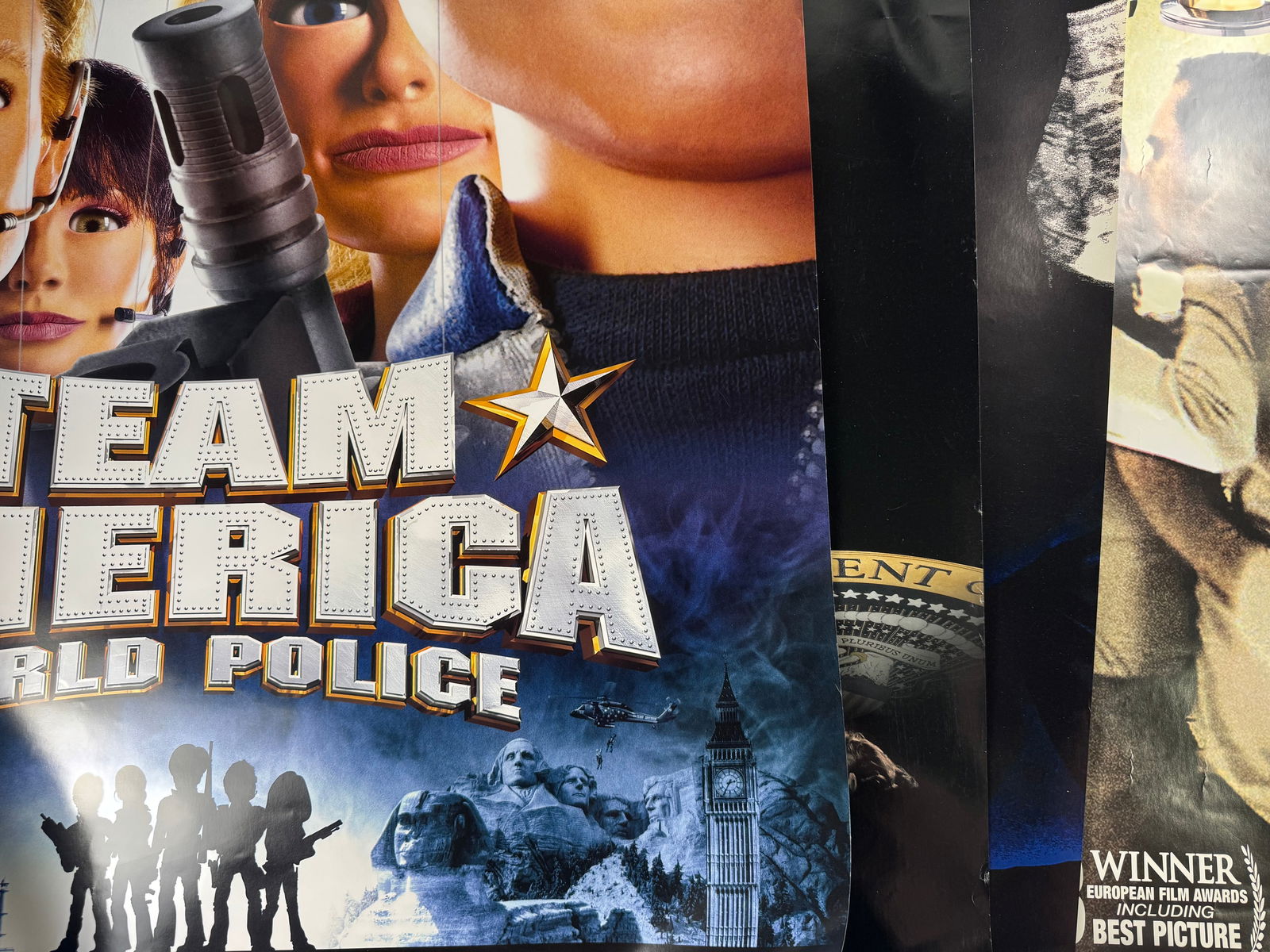 Lot of 4 Rolled One-Sheet Movie Posters – Mixed Film Titles, Original Theater Posters A (1 of 7)