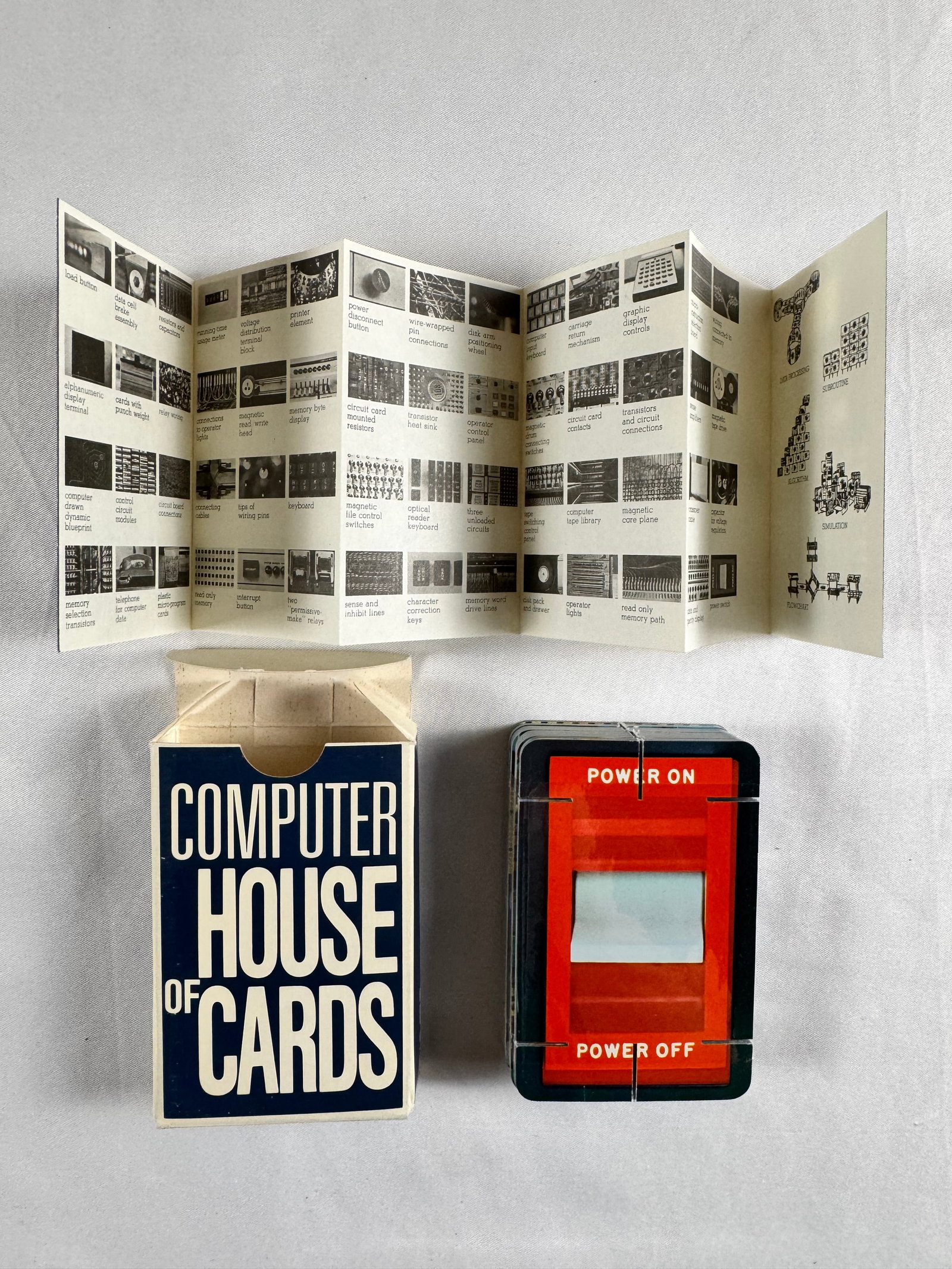 IBM Computer House of Cards Promotional Card Set with Foldout Insert (1 of 9)