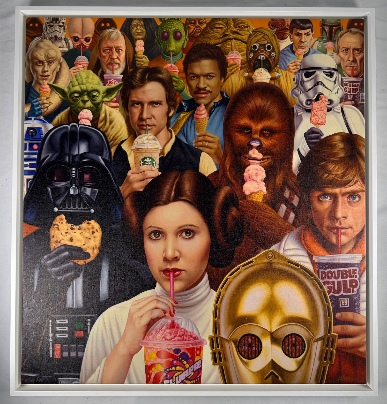 Alex Gross Star Wars Compulsion Limited Edition Canvas Signed Numbered 16/50 with COA (1 of 11)