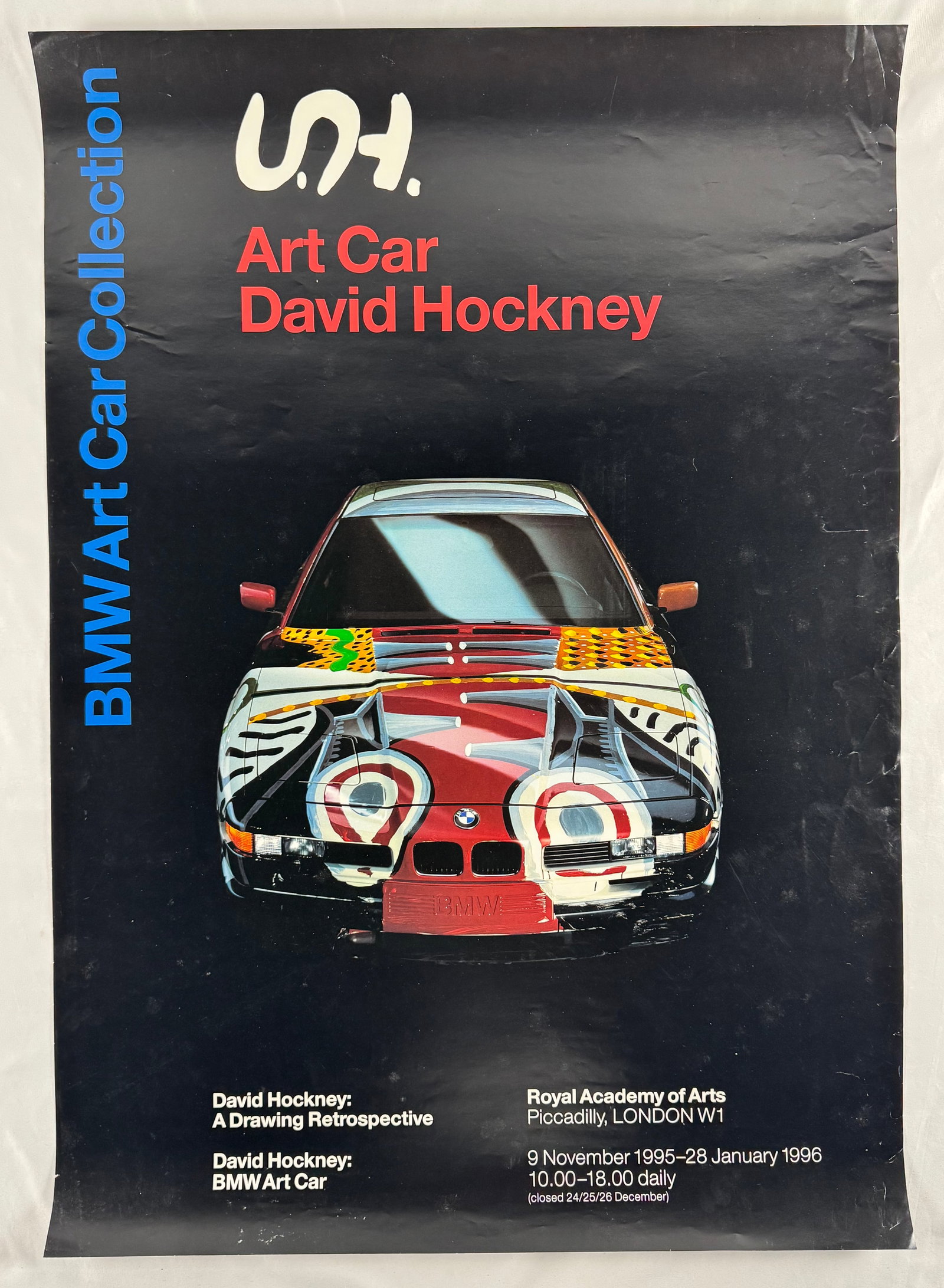 David Hockney Photocollages A Wider Perspective ICP 1986 Exhibition Poster (1 of 7)