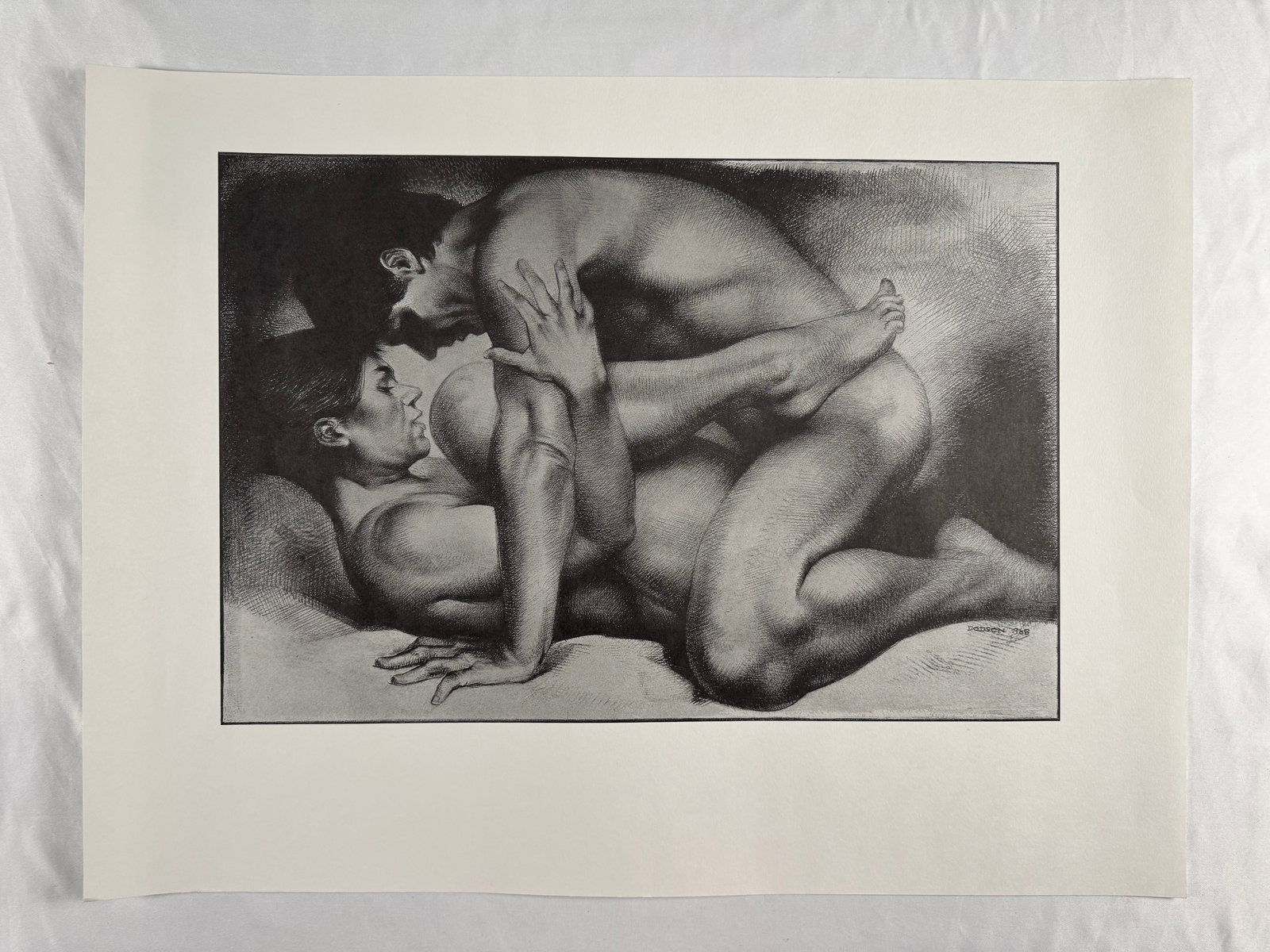 Betty Dodson Friends 1968 Love Pictures Portfolio Black and White Print Sexual Positions (1 of 4)