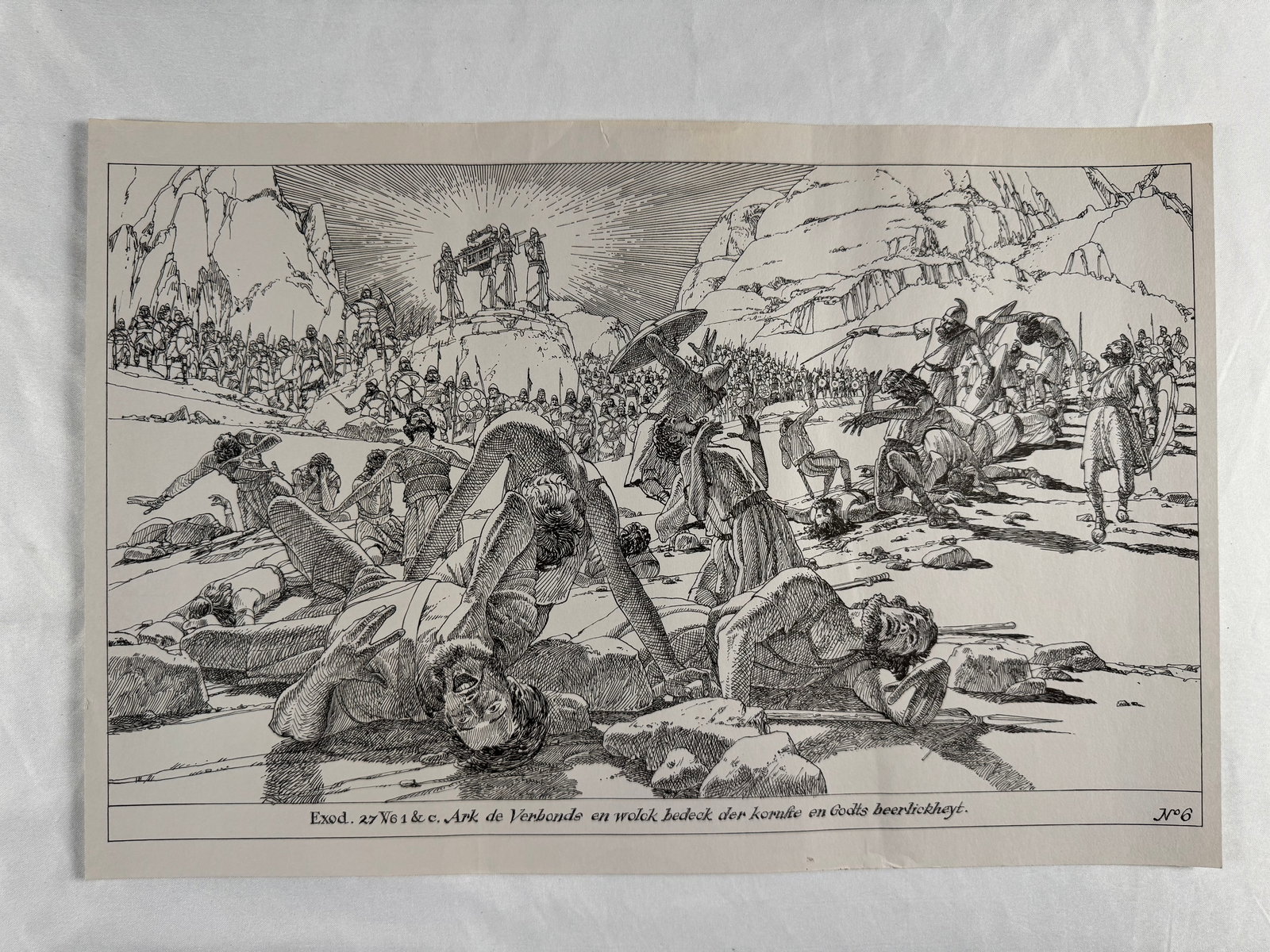 Raiders of the Lost Ark 1981 Ark of the Covenant Scene Print Spielberg Ford Allen (1 of 7)