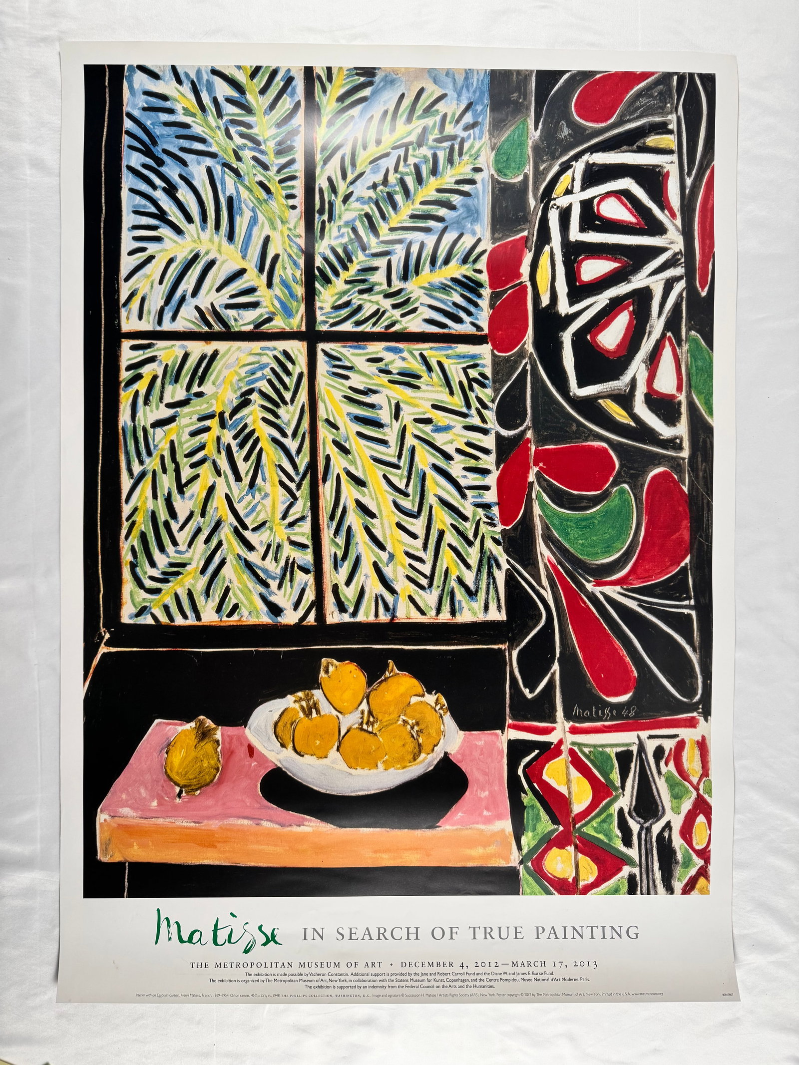 Henri Matisse In Search of True Painting 2012 Metropolitan Museum Poster (1 of 6)