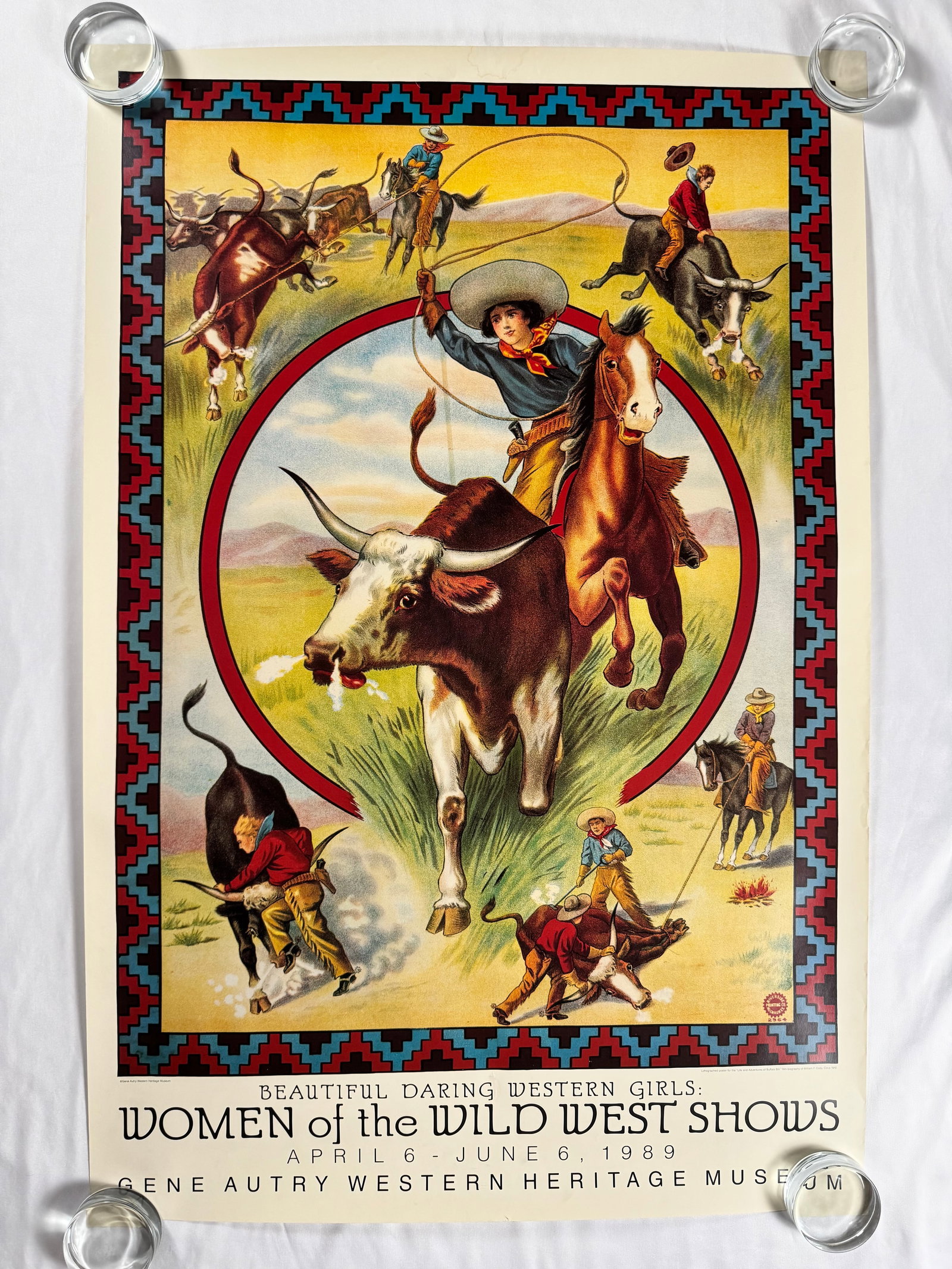 Beautiful Daring Western Girls: Women of the Wild West Shows 1989 Gene Autry Museum Poster 24x36 (1 of 6)