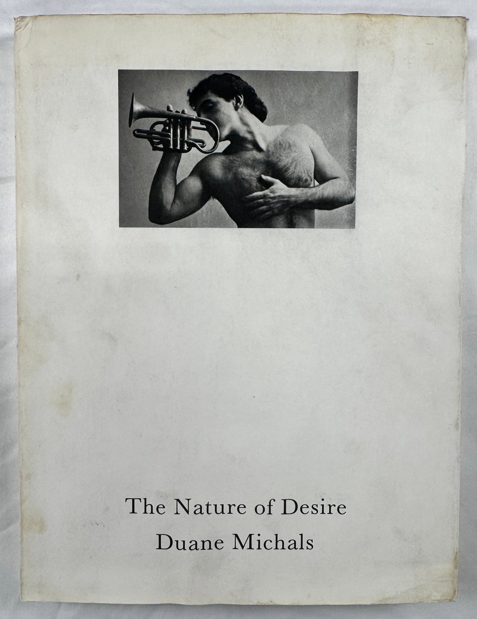 Duane Michals The Nature of Desire Hardcover Gay Interest Photography Book: Duane Michals The Nature of Desire hardcover photography book featuring photographic works by the American photographer. Includes black and white male figure imagery and text related to themes of desi
