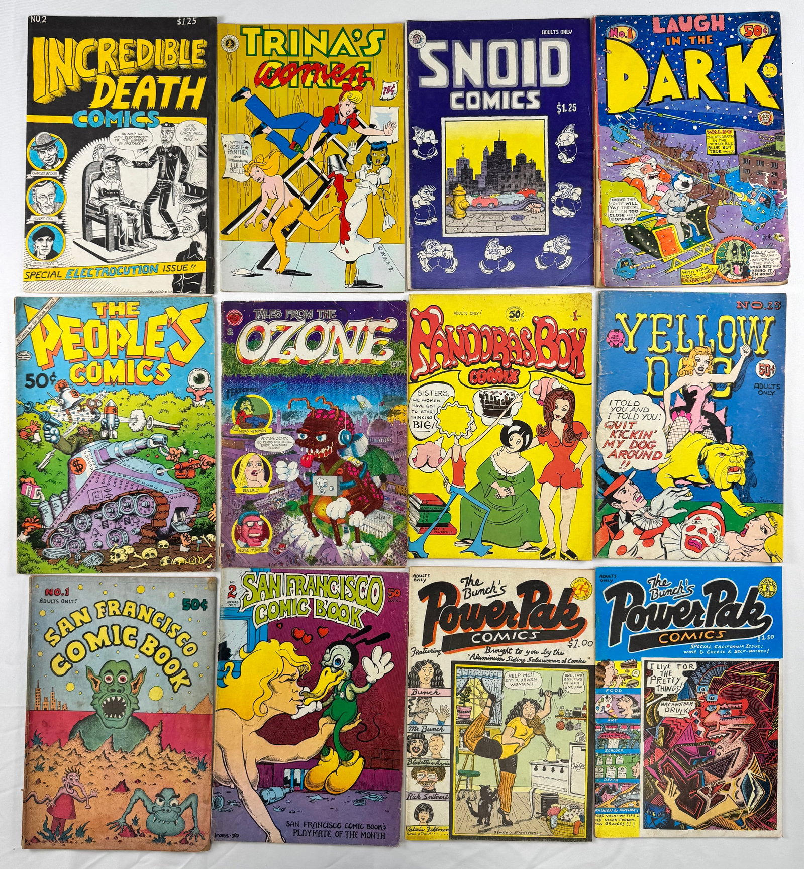 Lot of 16 Underground Comix Assorted Titles Trina Robbins S. Clay Wilson 1960s-1970s (1 of 7)