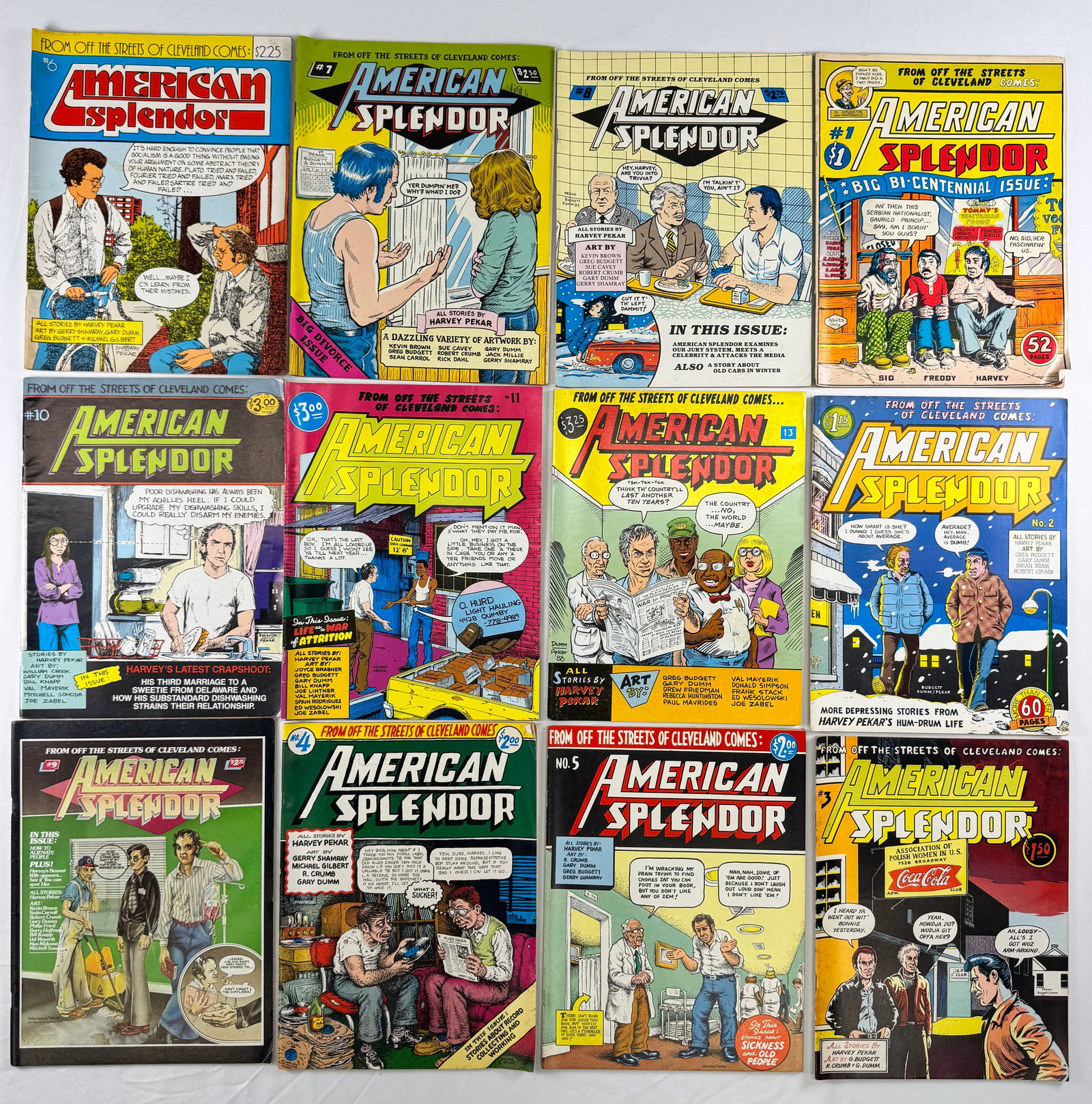 Lot of 12 American Splendor Comics Harvey Pekar Underground 1970s-1980s (1 of 7)