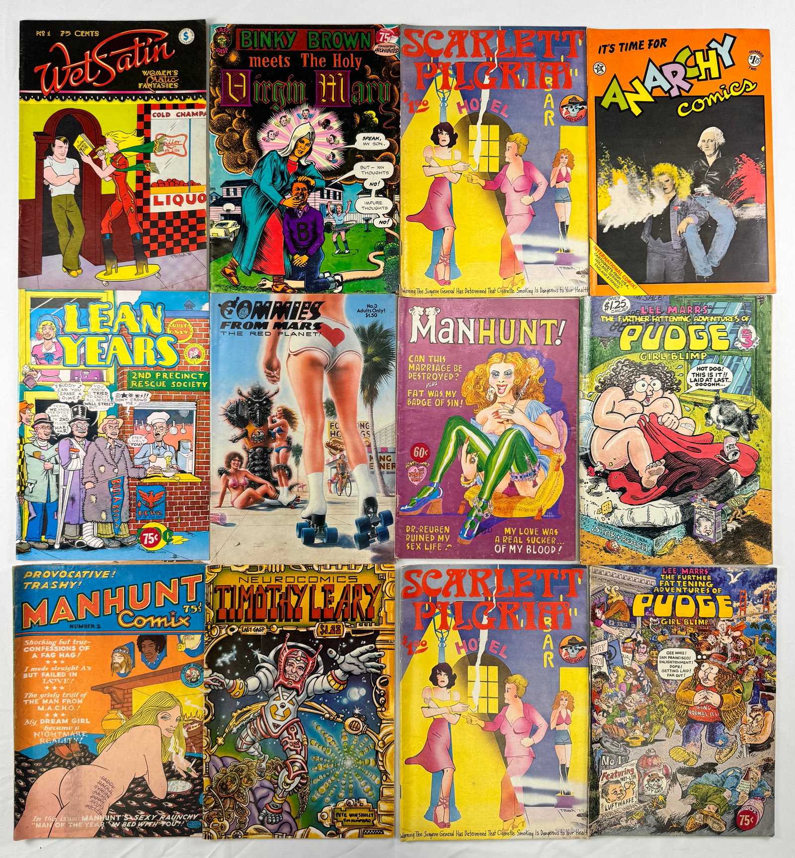 Lot of 16 Underground Comix Zap Comix R Crumb S Clay Wilson 1960s-1970s (1 of 7)