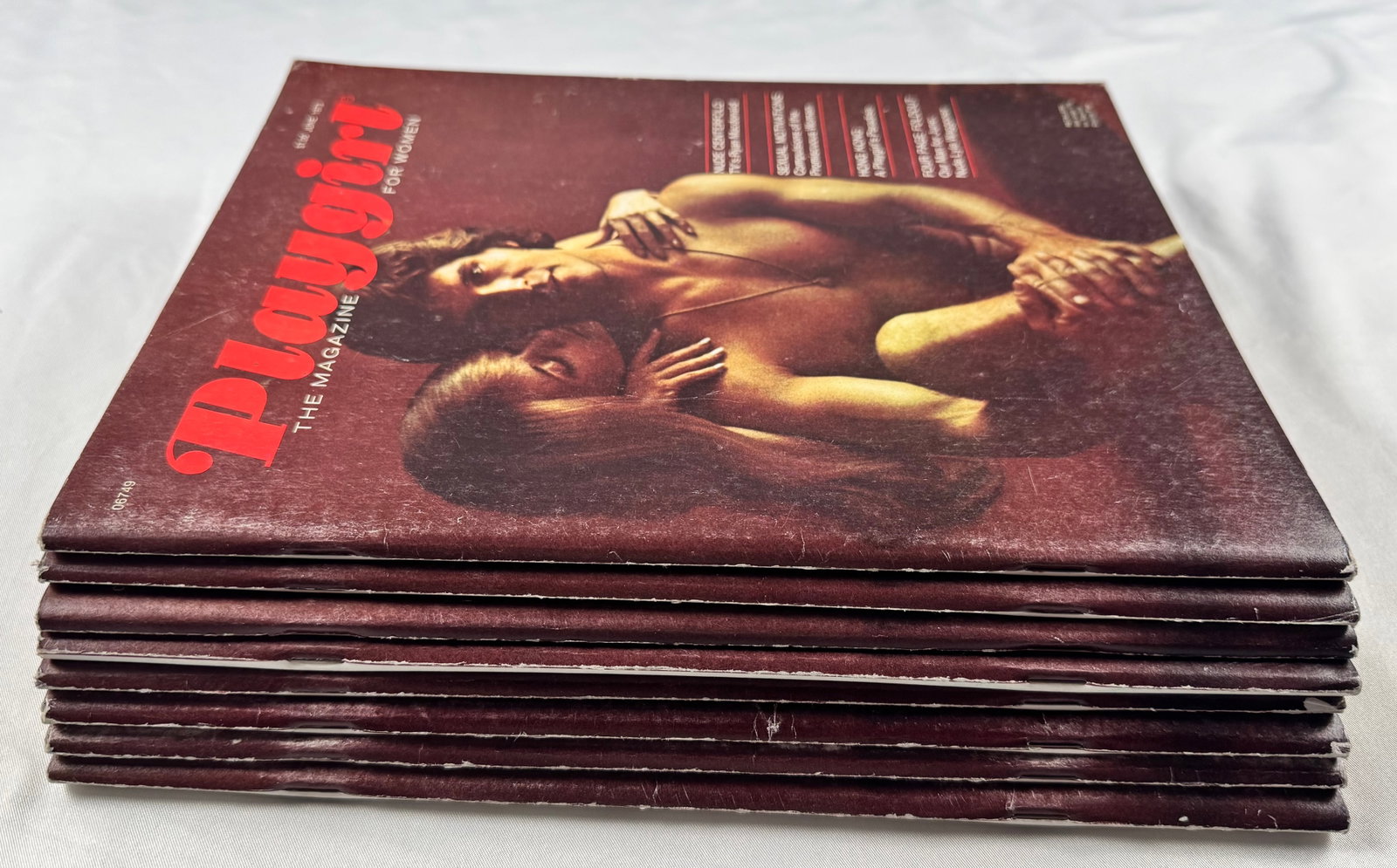 Lot of 8 Playgirl Magazine Vol 1 First Issue One June 1973 Gay Interest Centerfolds Included (1 of 4)
