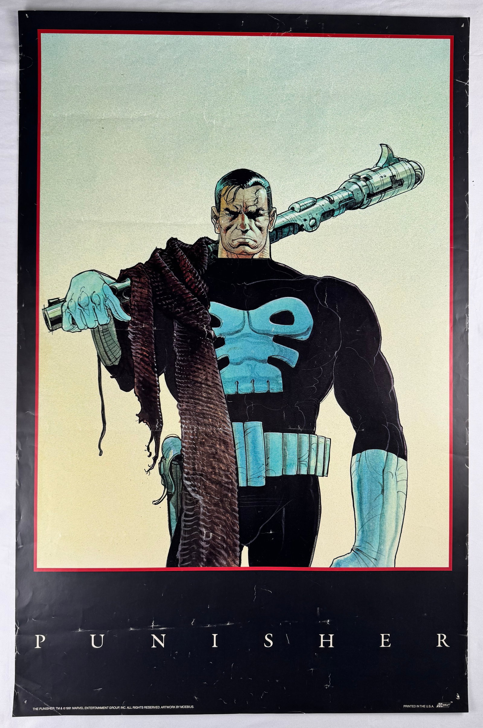 Marvel The Punisher Character Original Poster by Moebius 22x34" (1 of 6)