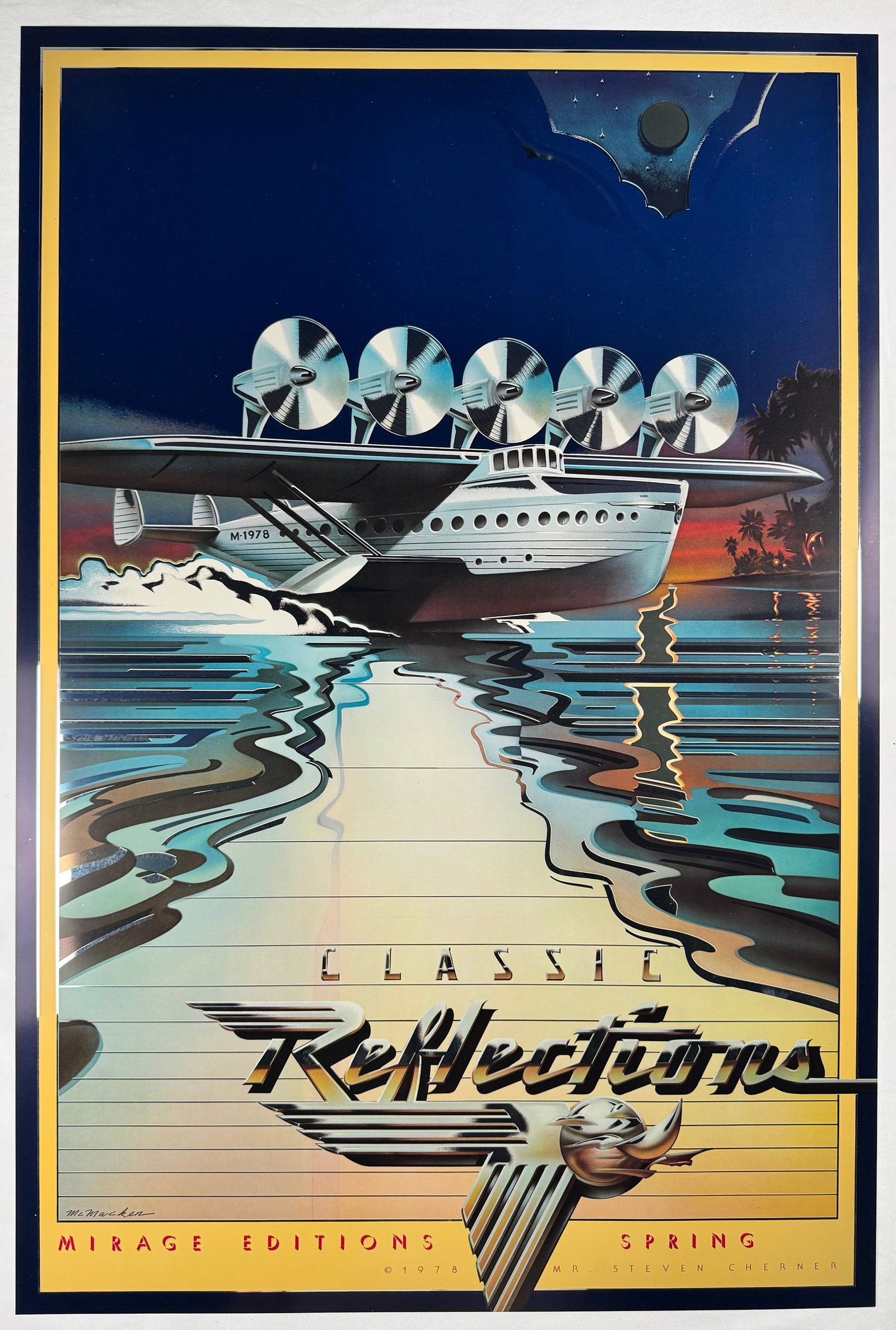 Classic Reflections Mirage Editions Aviation 1978 Art Poster 22x33" (1 of 5)