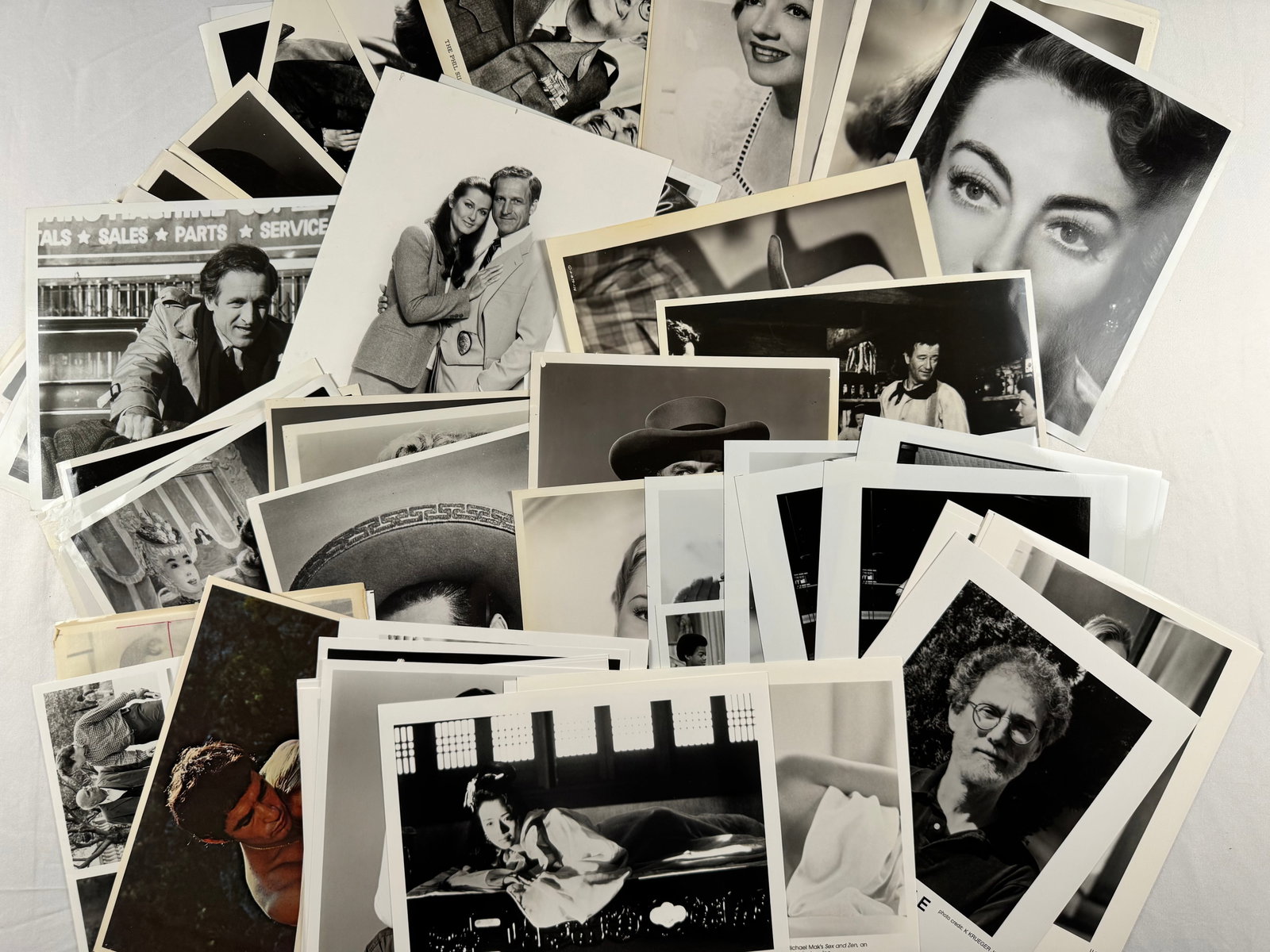 Lot of Vintage Hollywood Publicity Photos Actors Actresses Film Stills Black and White (1 of 8)
