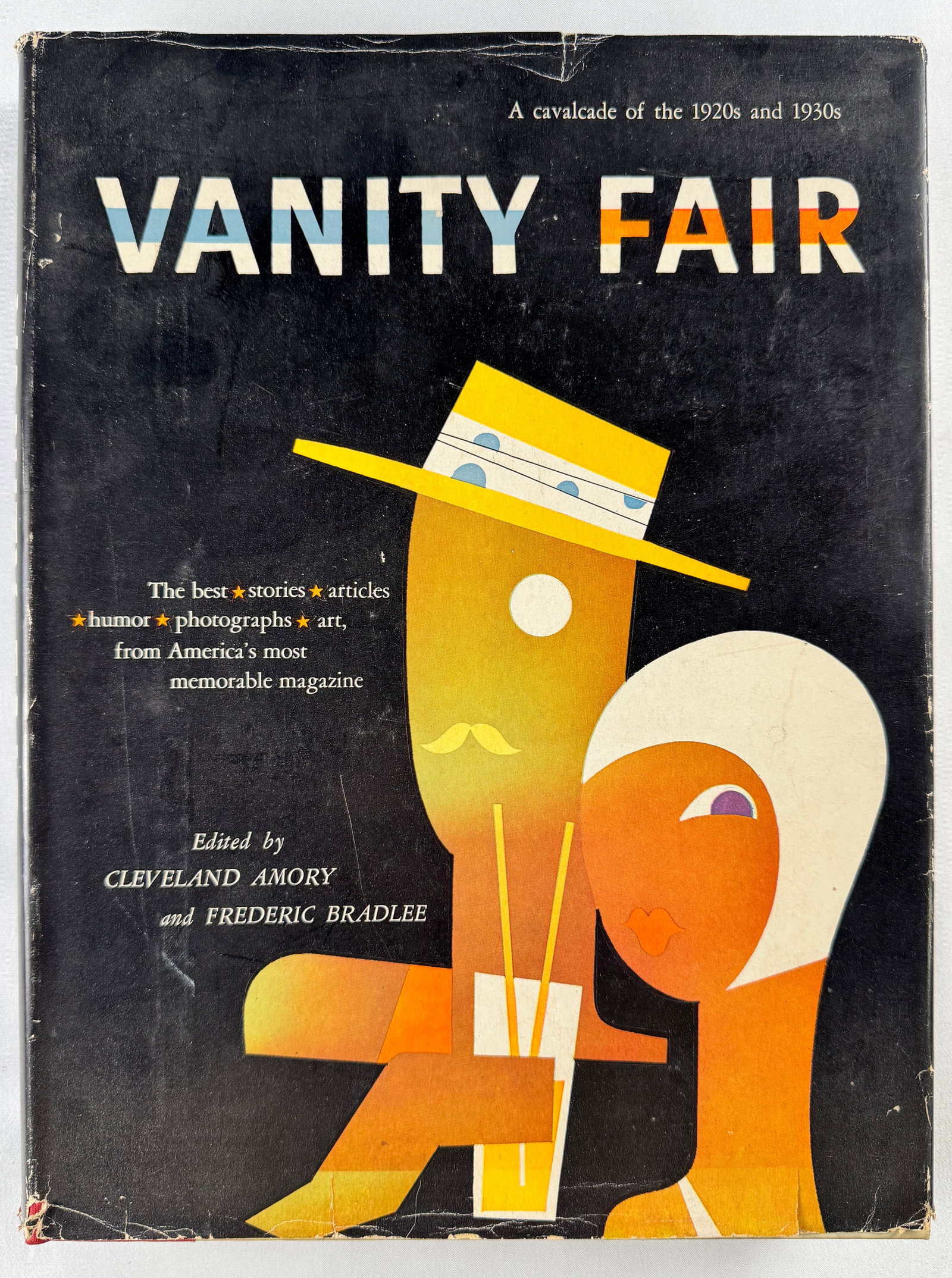 Vanity Fair A Cavalcade of the 1920s and 1930s Hardcover Book: Hardcover compilation titled Vanity Fair A Cavalcade of the 1920s and 1930s. Edited by Cleveland Amory and Frederic Bradlee.