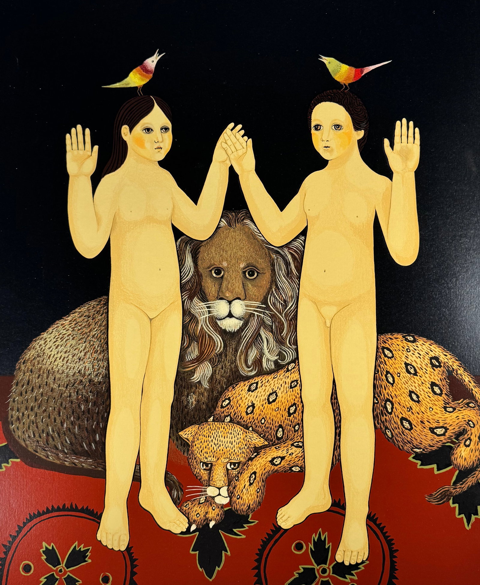 Markay Francha The Gemini Signed Numbered Print 283/300 30x36" (1 of 8)