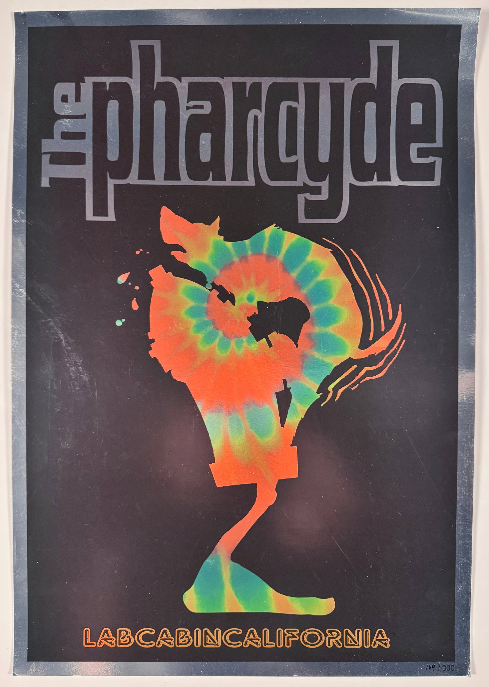 The Pharcyde Limited Edition 169/300 Silver Foil Psychedelic Hip Hop Poster (1 of 5)