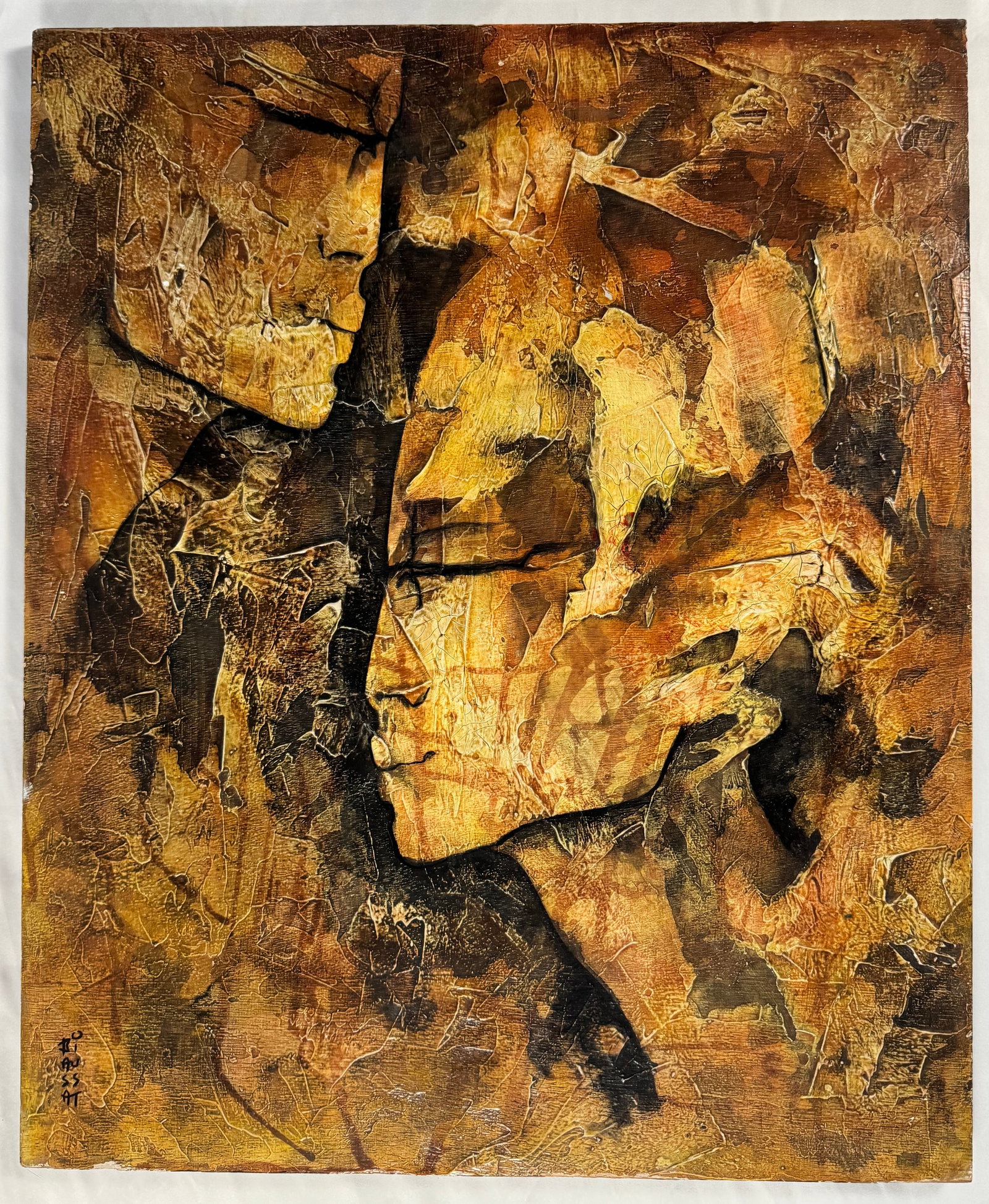 John Jack Otterson Original Framed Portrait Painting 14.5x21": Original portrait painting by California artist John “Jack” Otterson depicting a figural subject rendered in the artist’s loose impressionistic style. The work features expressive brushwork 
