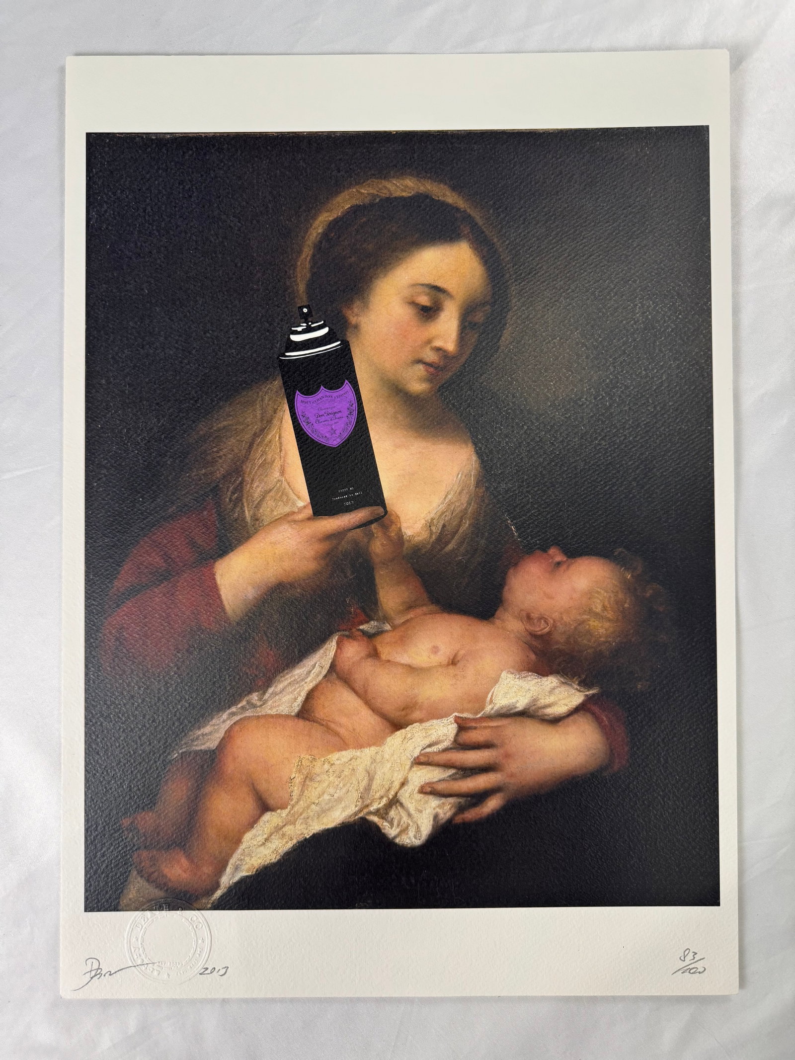 Madonna and Child and Dom by Death NYC Signed Numbered Limited Edition Screenprint (1 of 5)