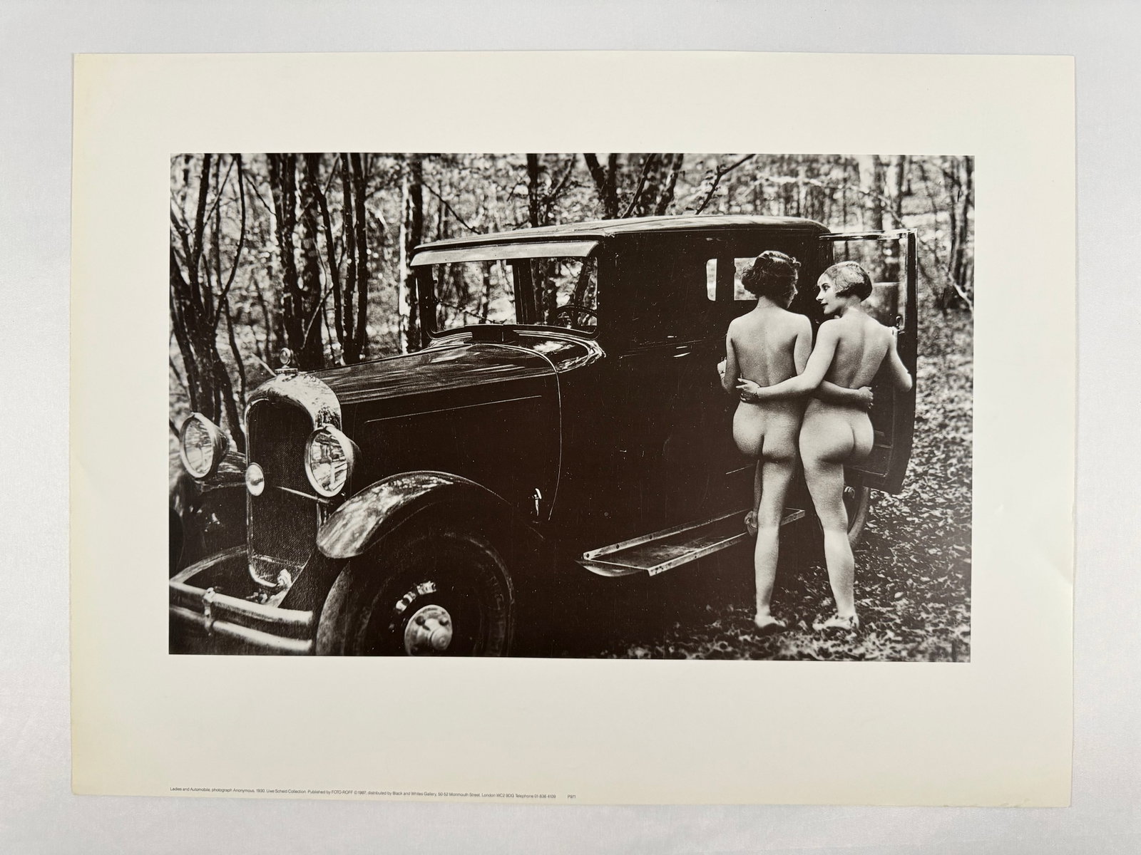 Ladies and Automobile by Anonymous, 18"x23.5 (1 of 4)