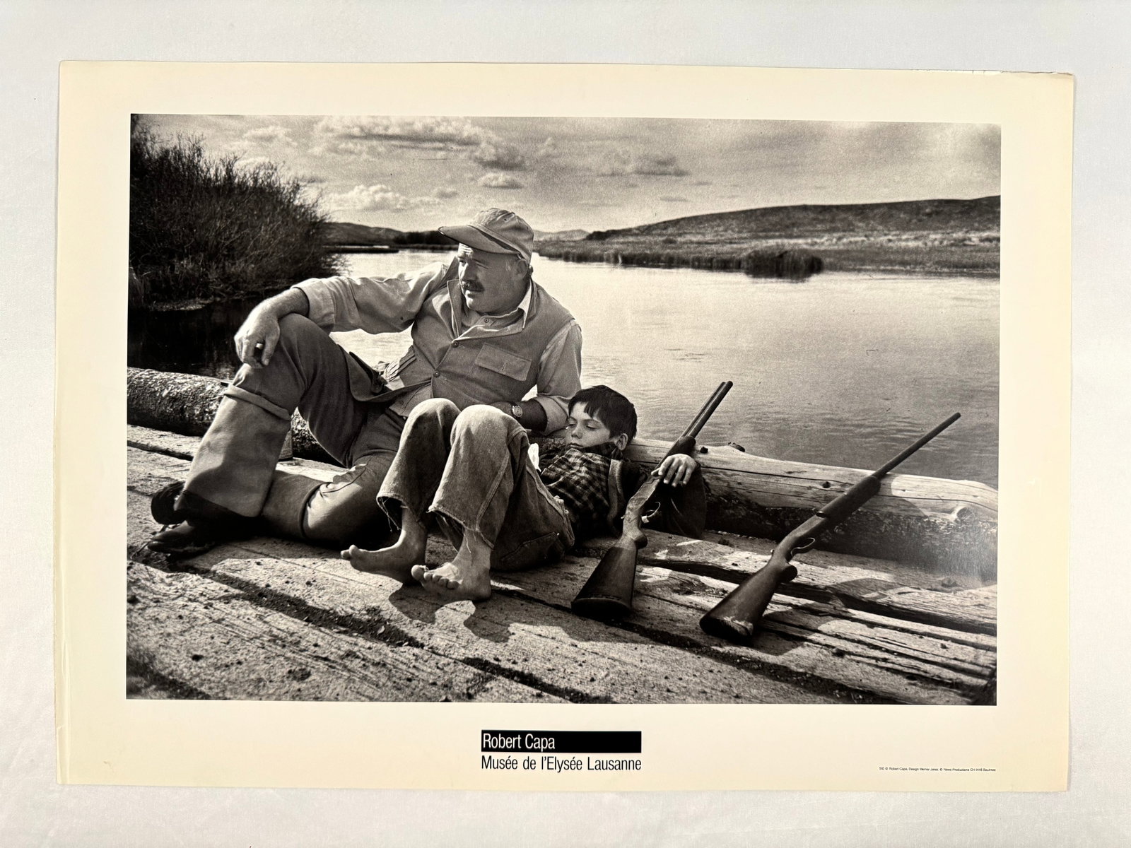 Ernest Hemingway and his Son by Robert Capa 1941 Musee de L’Elysee, Lausanne 27.5"x20 (1 of 6)