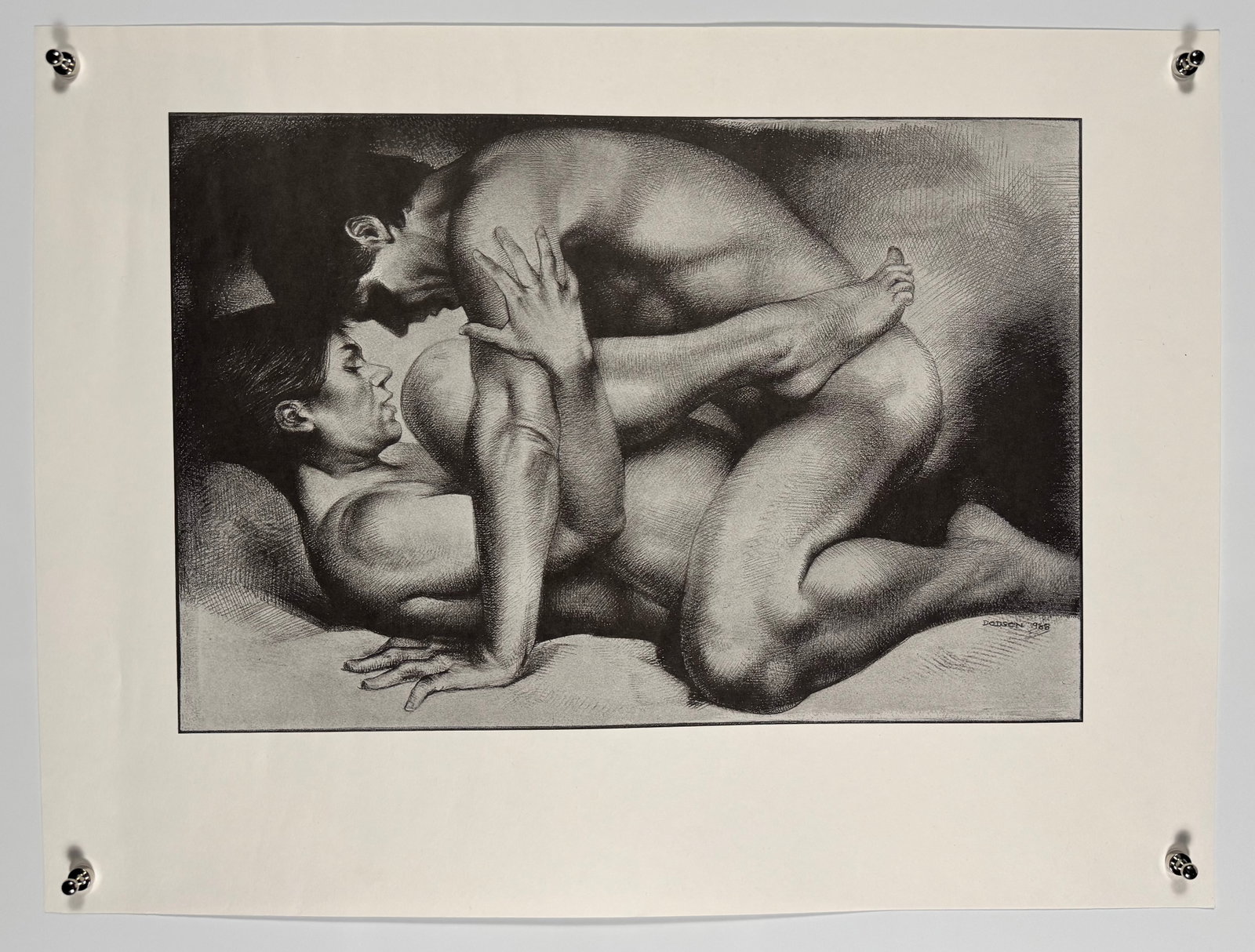 Betty Dodson Friends 1968 Love Pictures Nude Male Female Erotic Print (1 of 3)